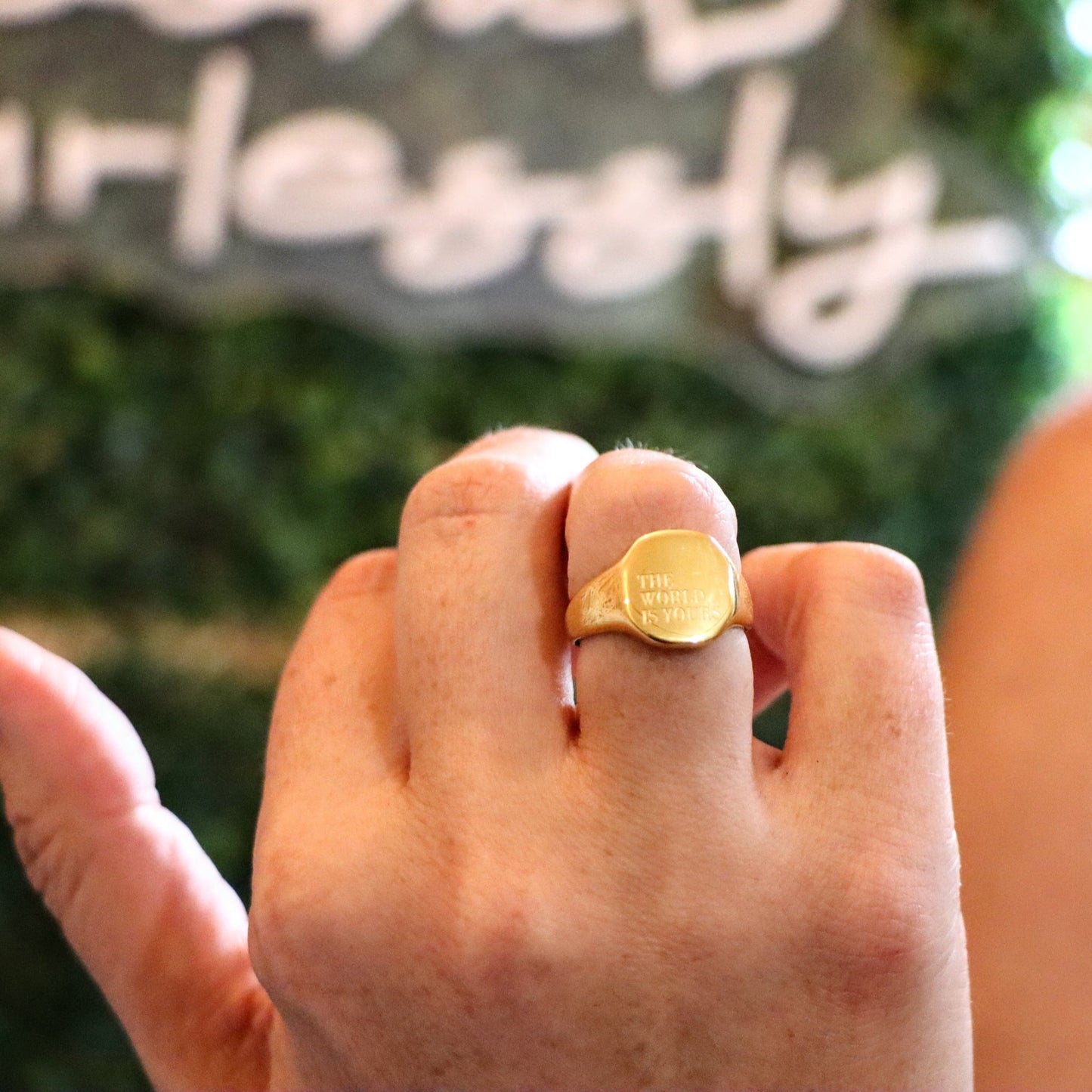 Affirmation ring - Handmade Jewellery - i am boho