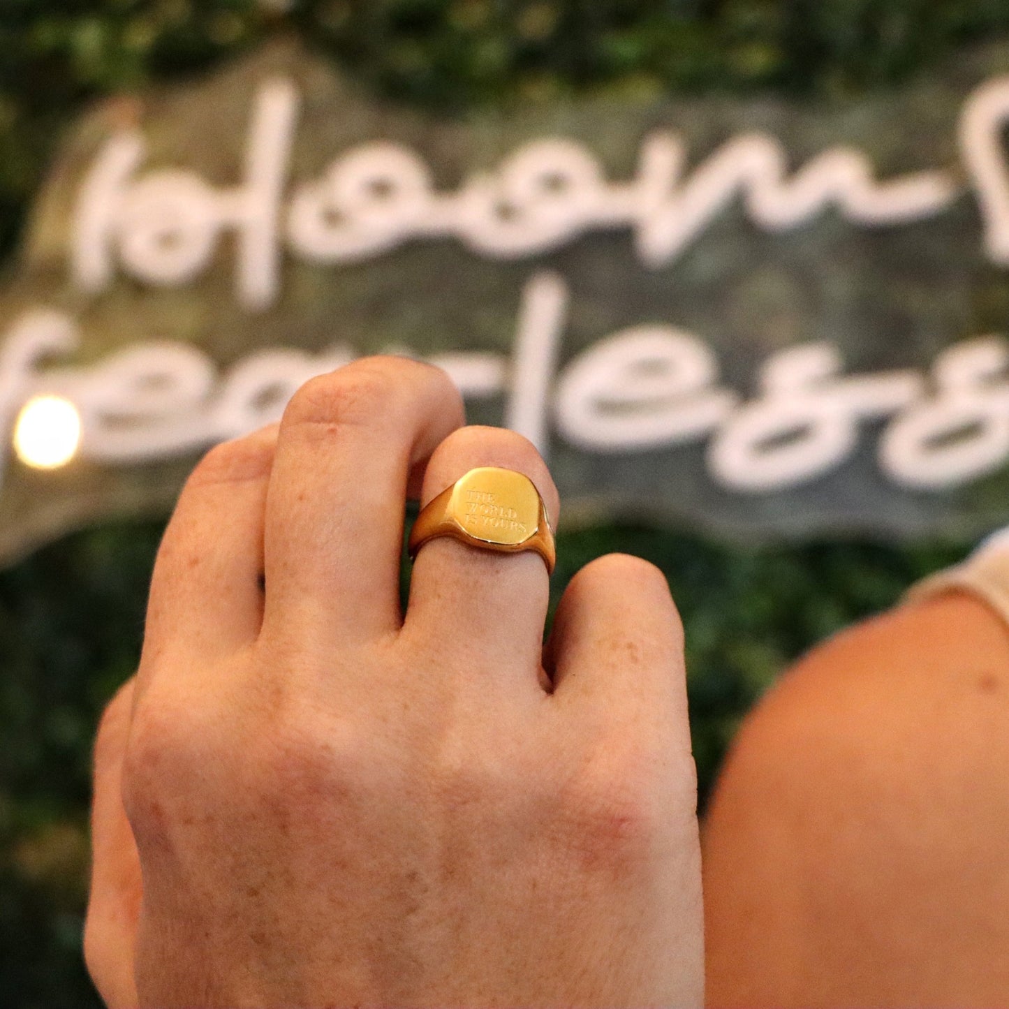 Affirmation ring - Handmade Jewellery - i am boho
