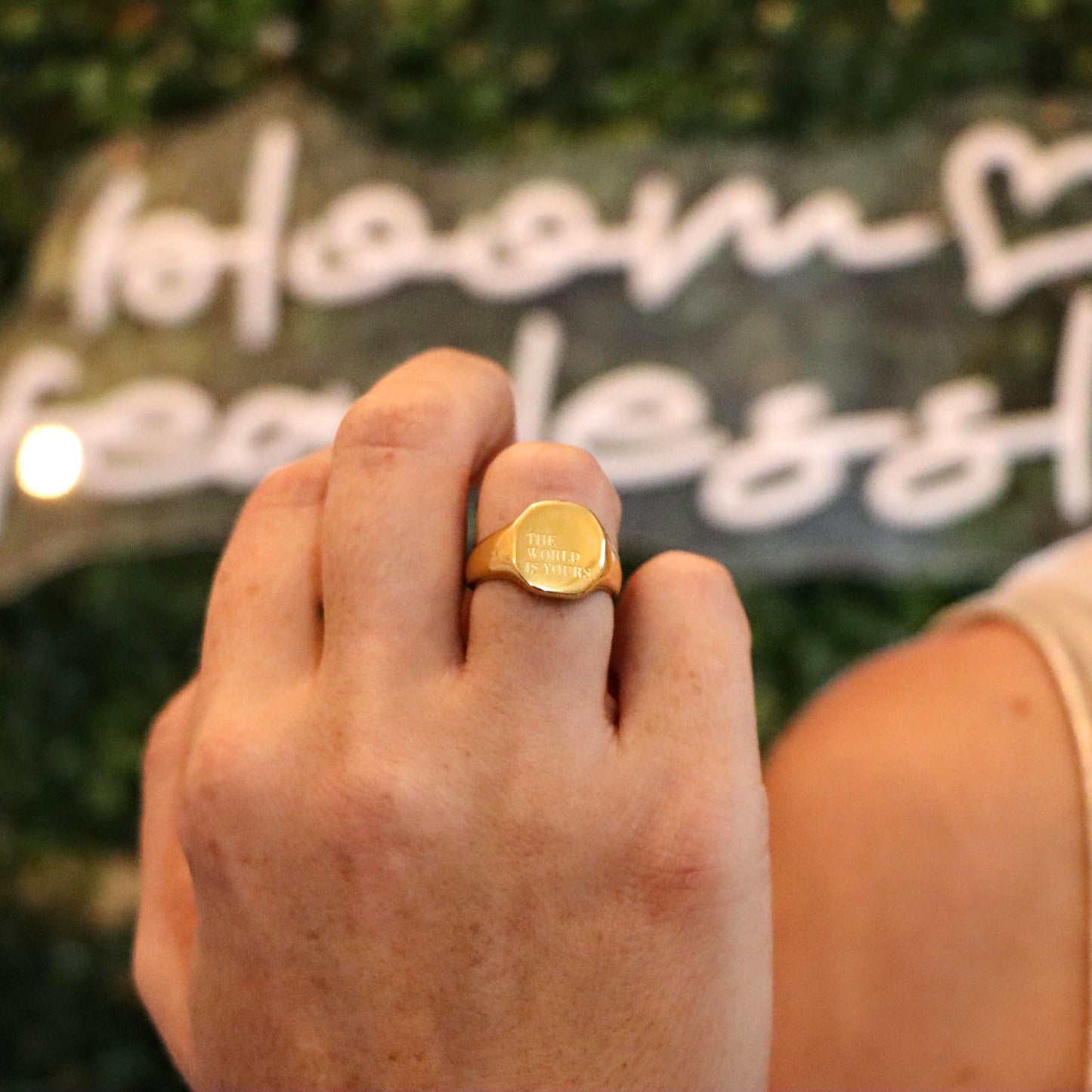 Affirmation ring - Handmade Jewellery - i am boho