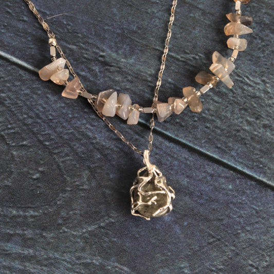 Labradorite two-tier