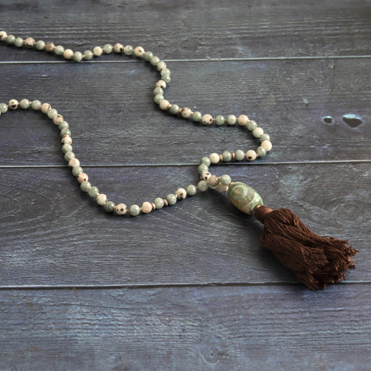 Peace Jade Mala - Handmade Jewellery - i am boho
