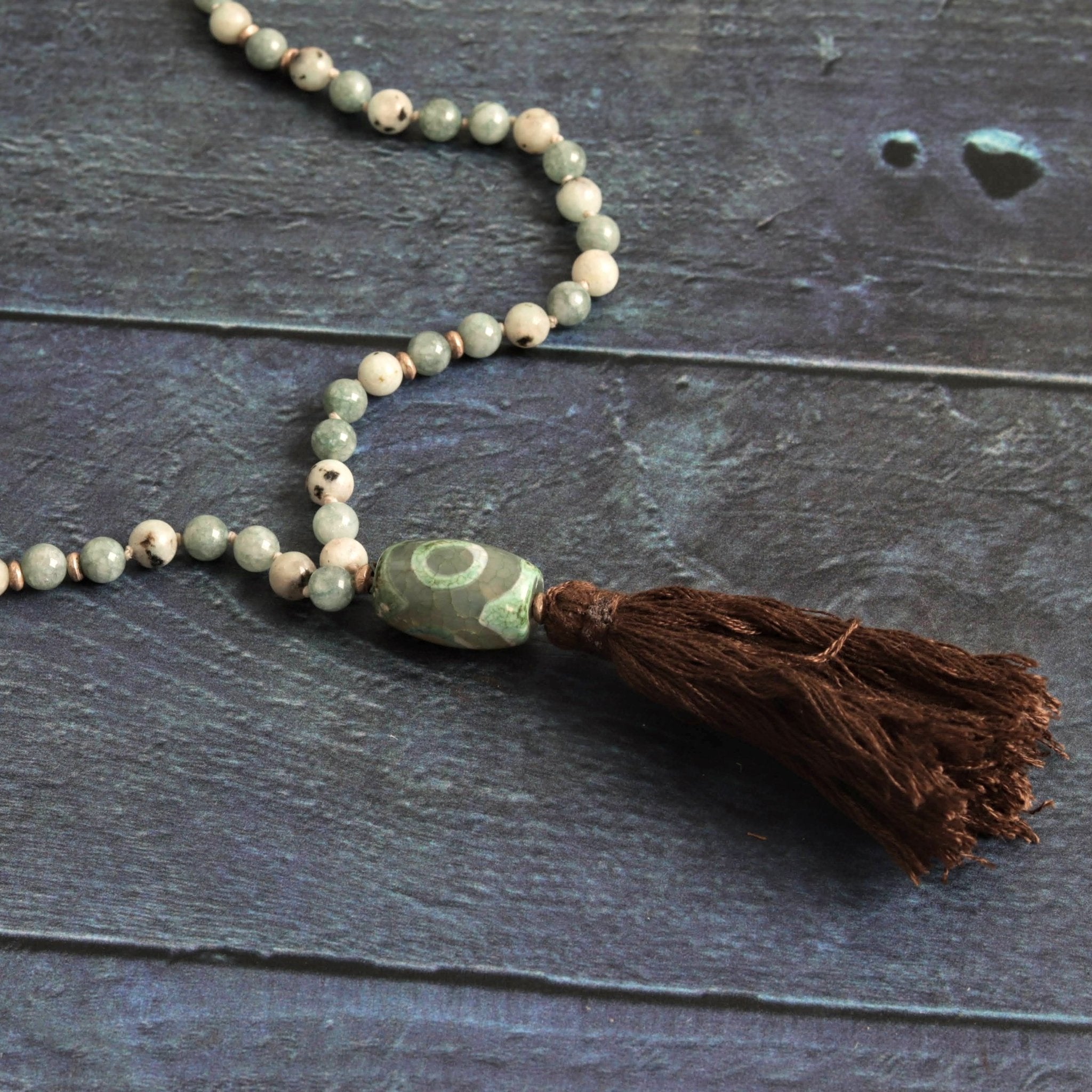 Peace Jade Mala - Handmade Jewellery - i am boho