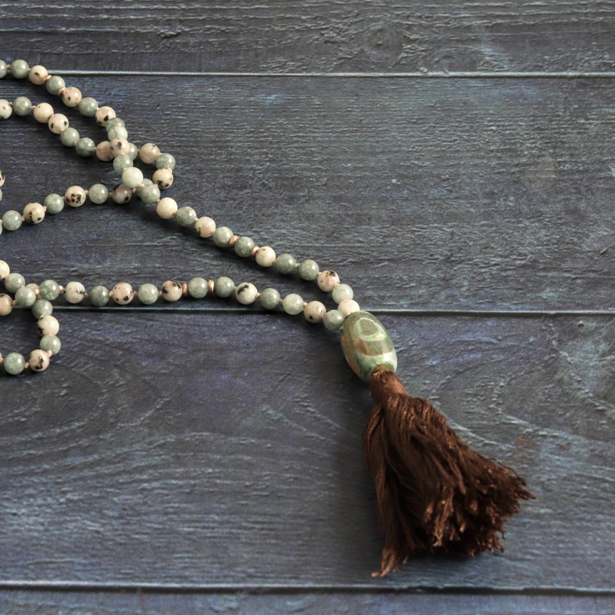 Peace Jade Mala - Handmade Jewellery - i am boho