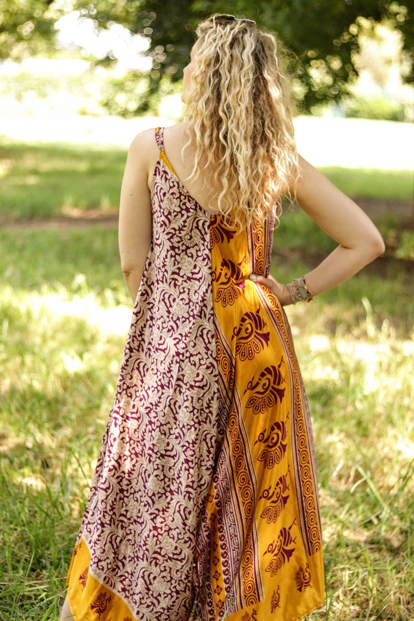Jiya Jumpsuit in Sunlit Paisley - Handmade Jewellery - i am boho