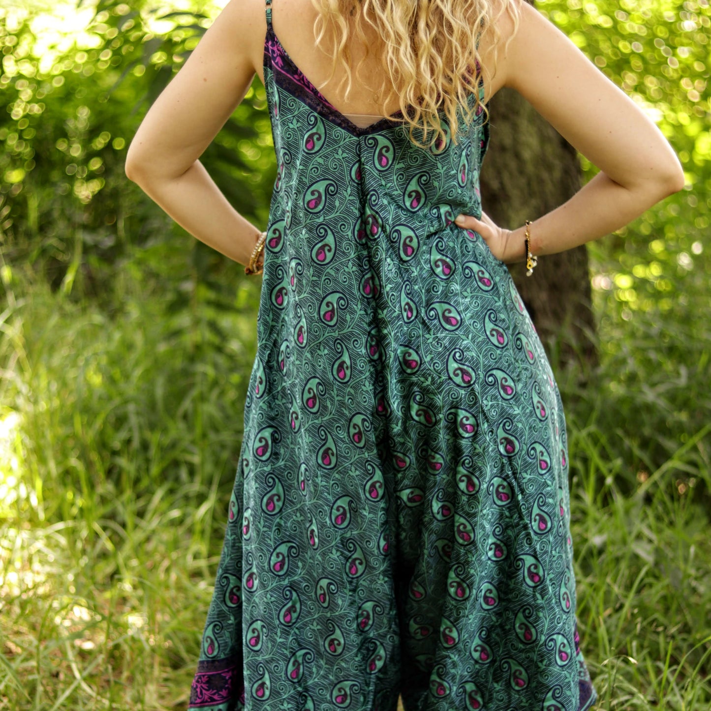 Jiya Jumpsuit in Teal Drift