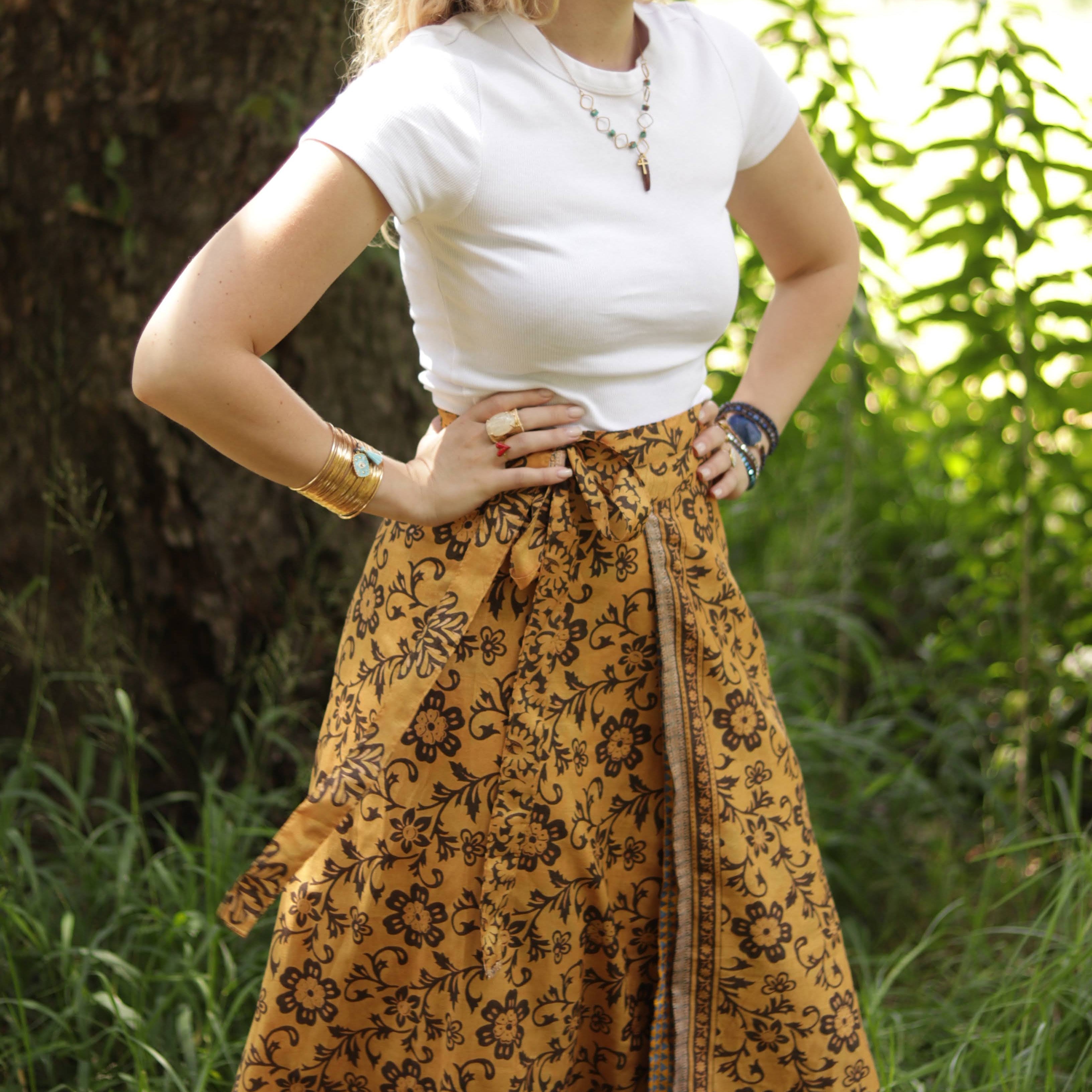 Shanelle Skirt in Golden Sun