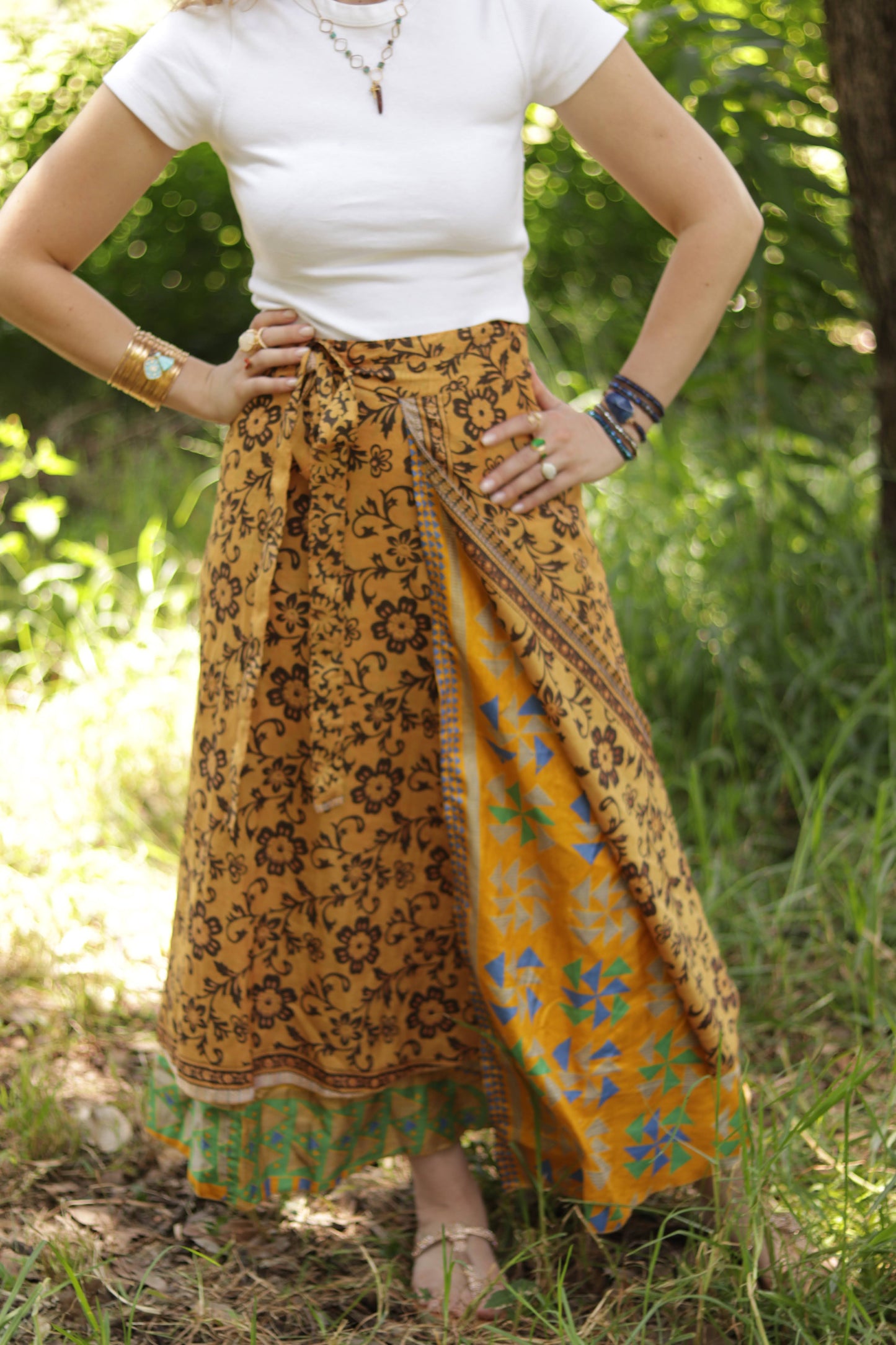 Shanelle Skirt in Golden Sun