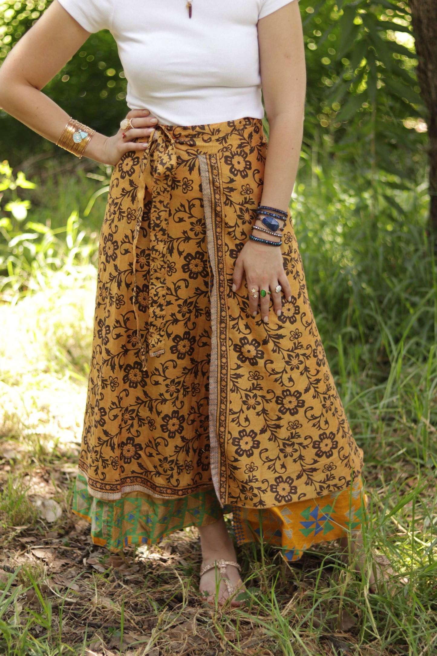 Shanelle Skirt in Golden Sun