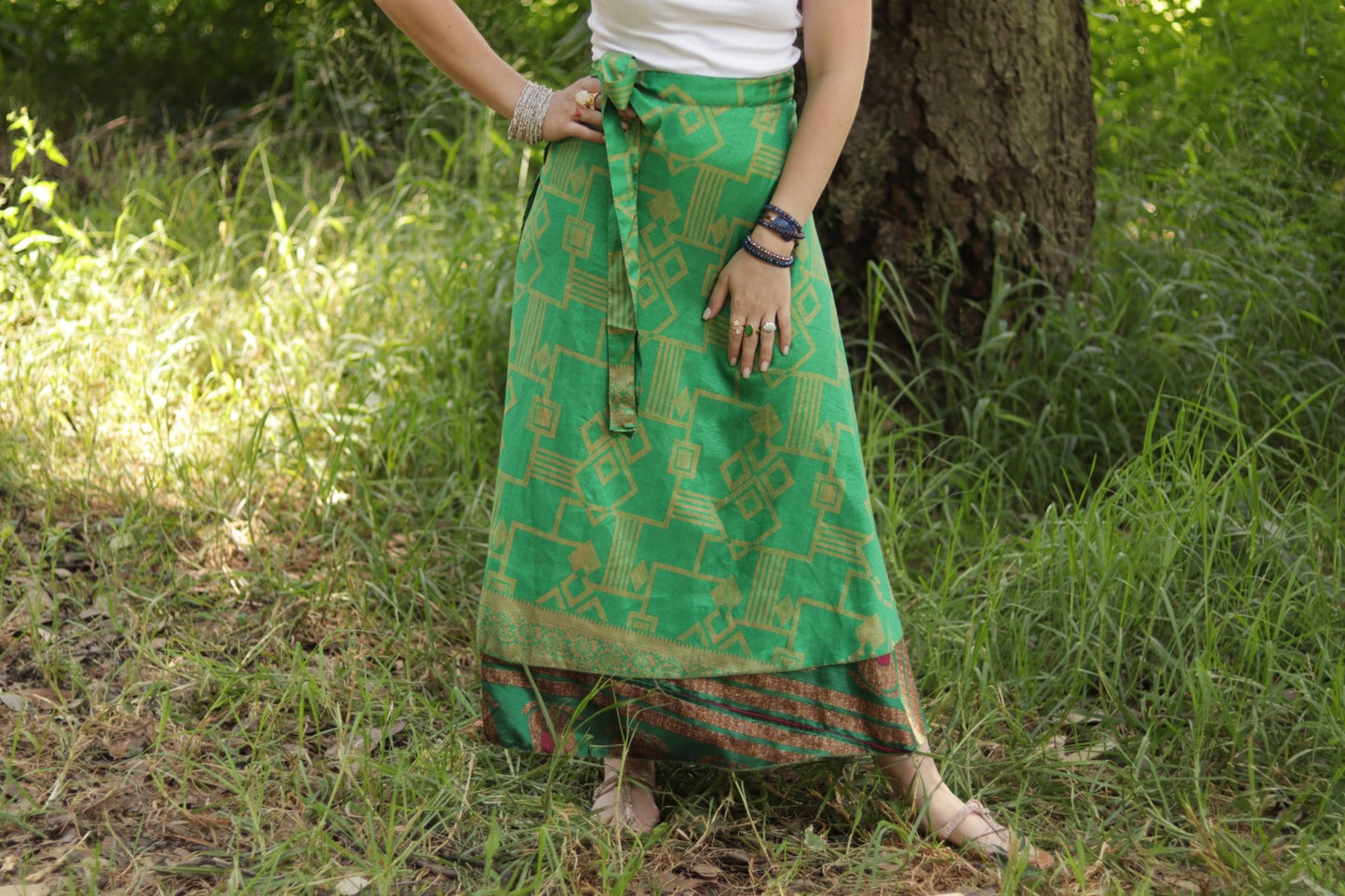 Shanelle Skirt in Forest - Handmade Jewellery - i am boho