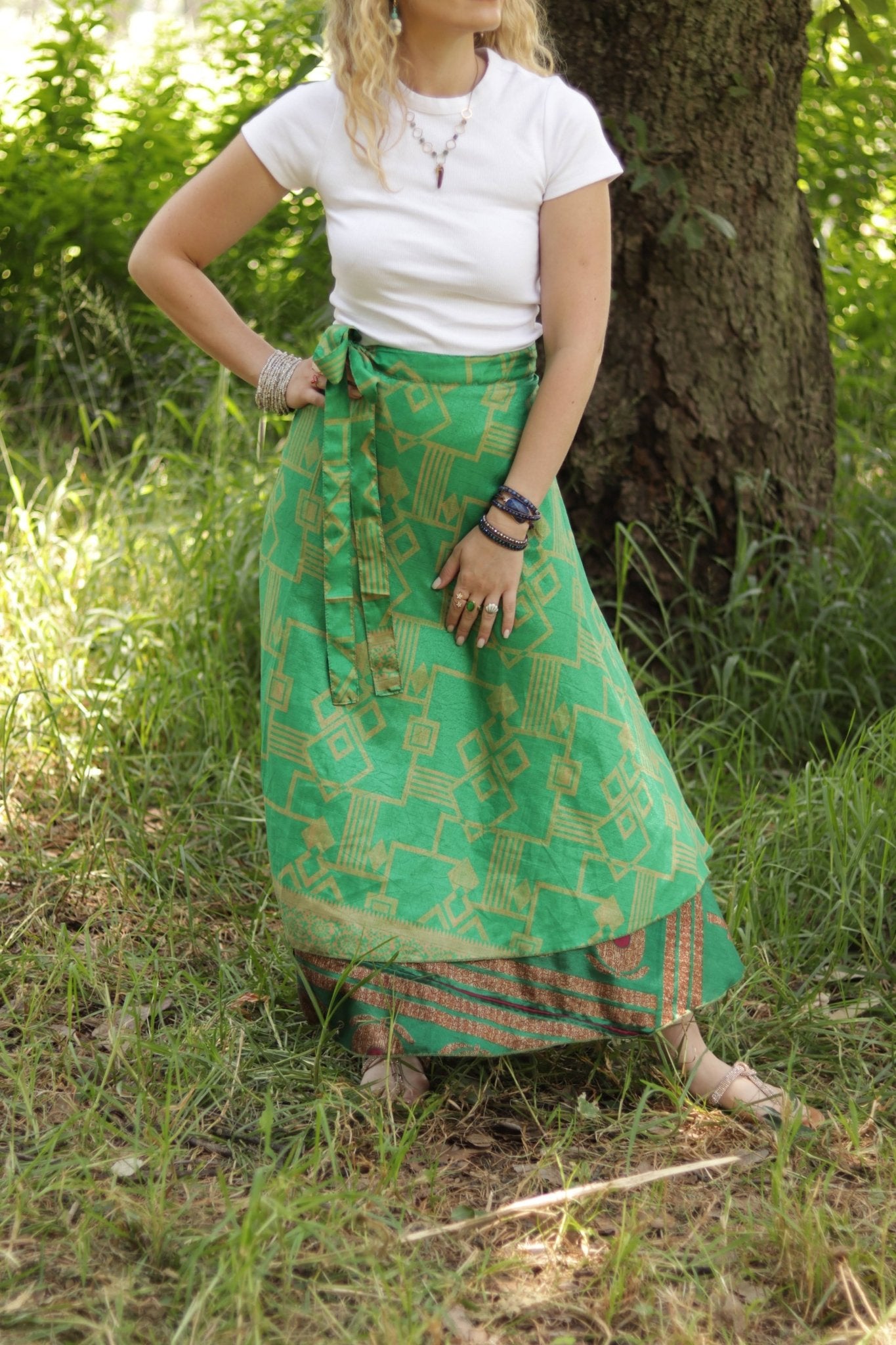 Shanelle Skirt in Forest - Handmade Jewellery - i am boho