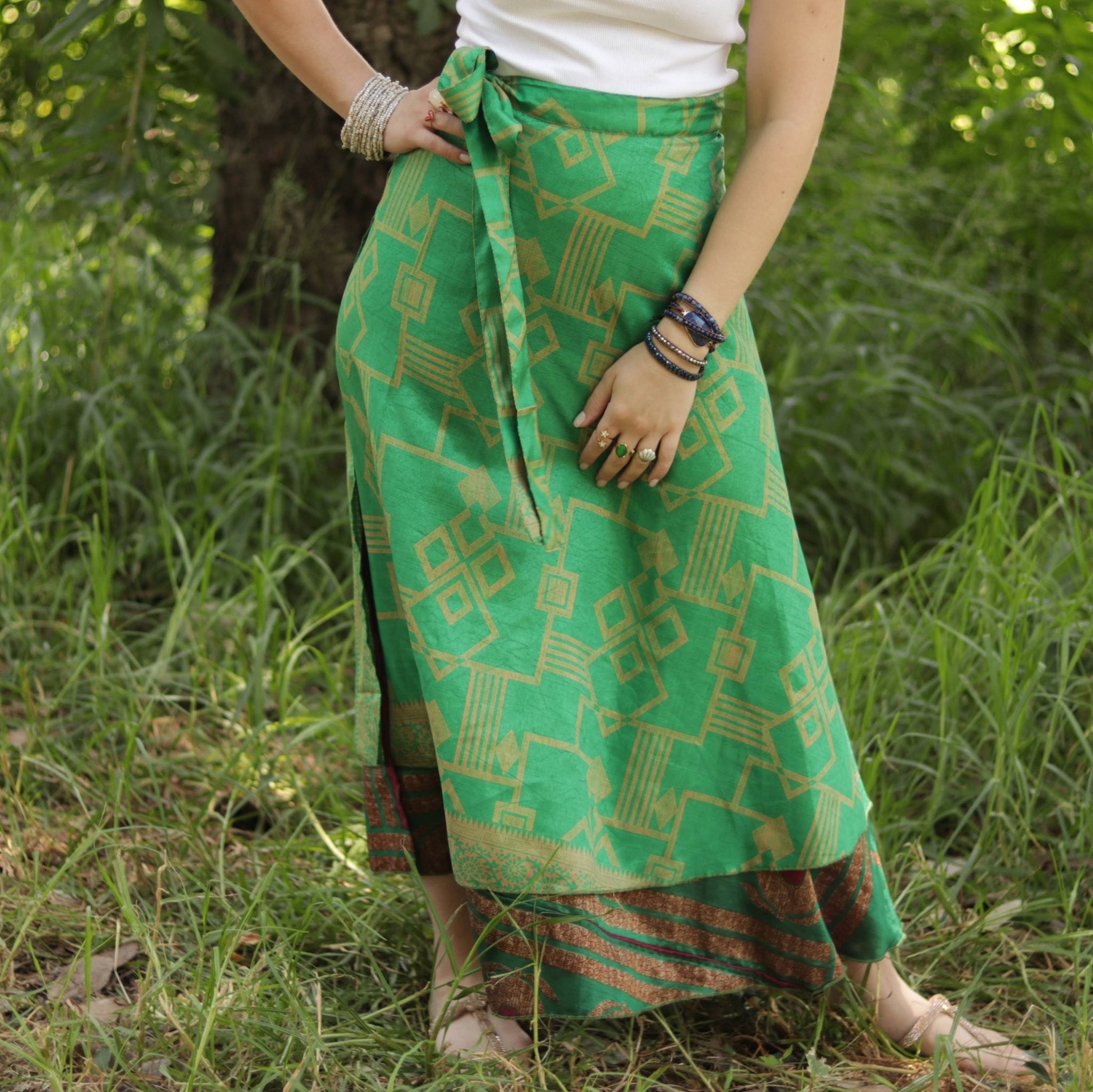 Shanelle Skirt in Forest - Handmade Jewellery - i am boho