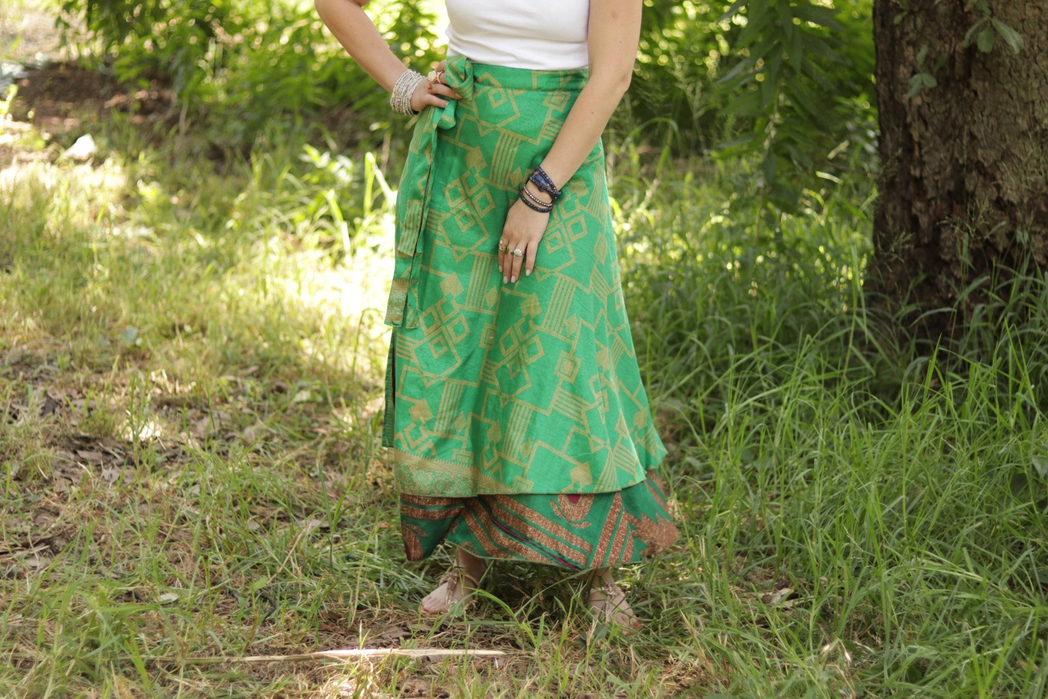 Shanelle Skirt in Forest - Handmade Jewellery - i am boho
