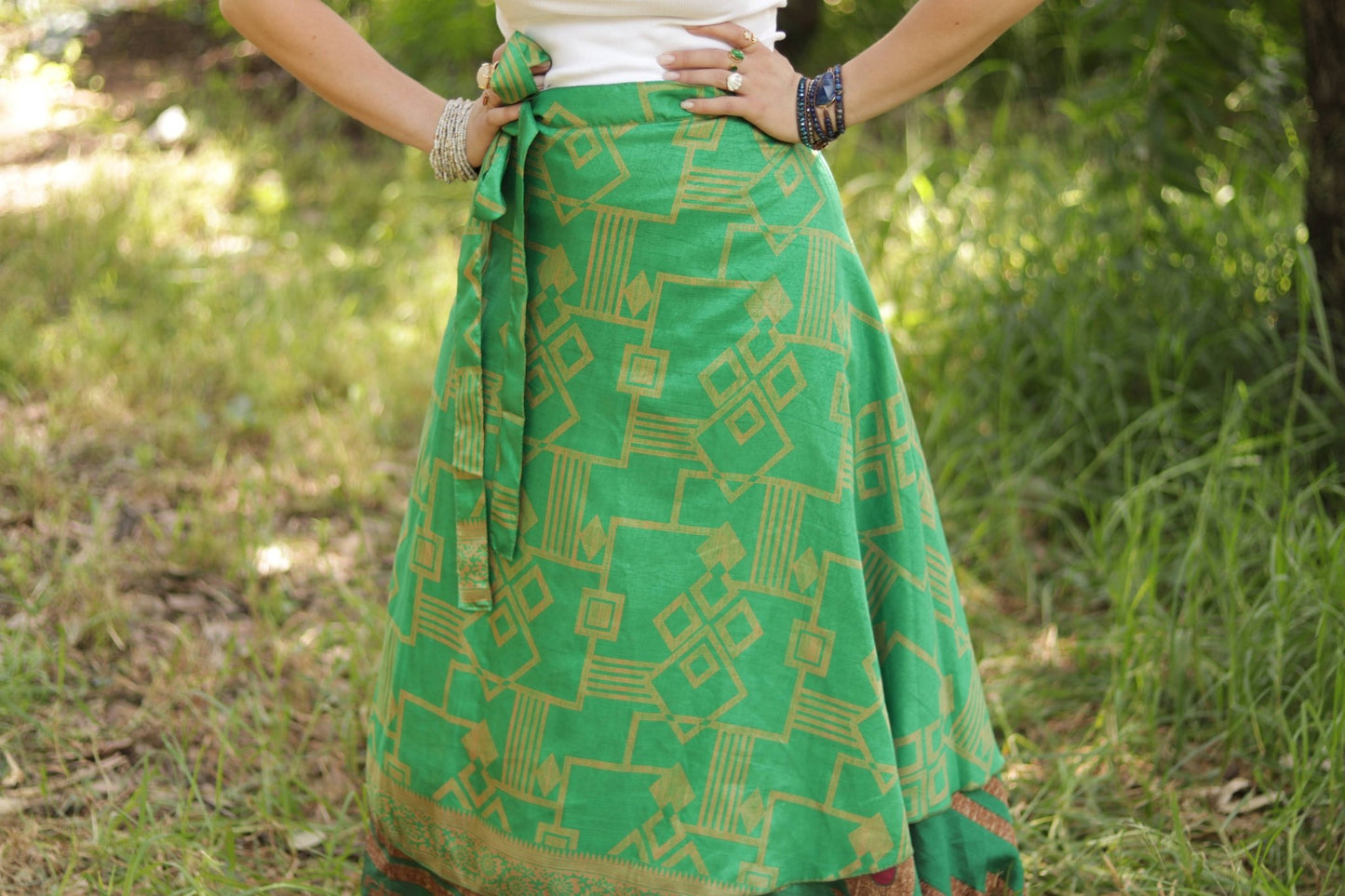 Shanelle Skirt in Forest - Handmade Jewellery - i am boho