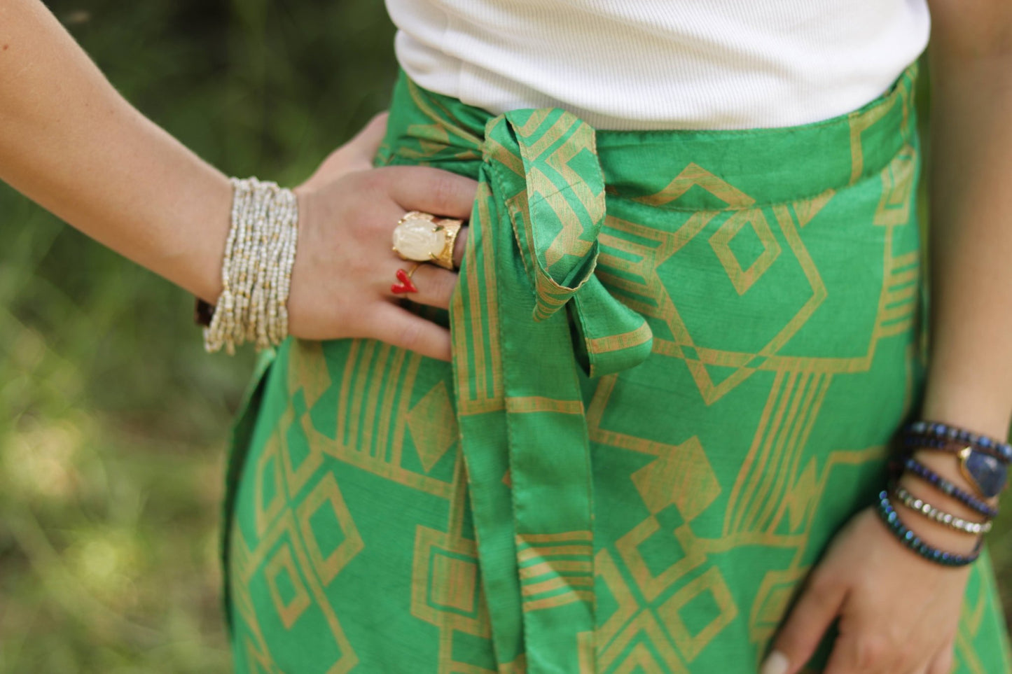 Shanelle Skirt in Forest - Handmade Jewellery - i am boho