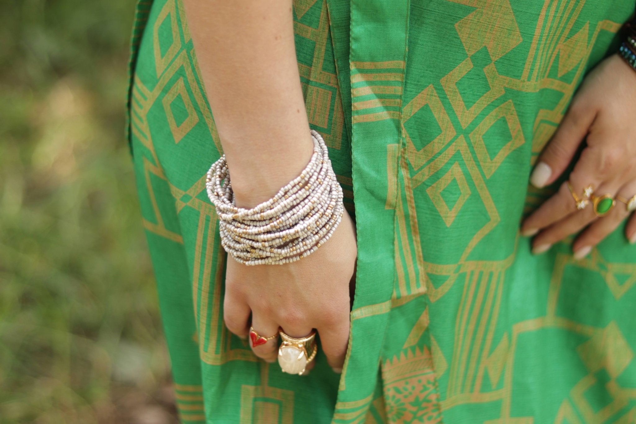 Brody Beads Beige - Handmade Jewellery - i am boho