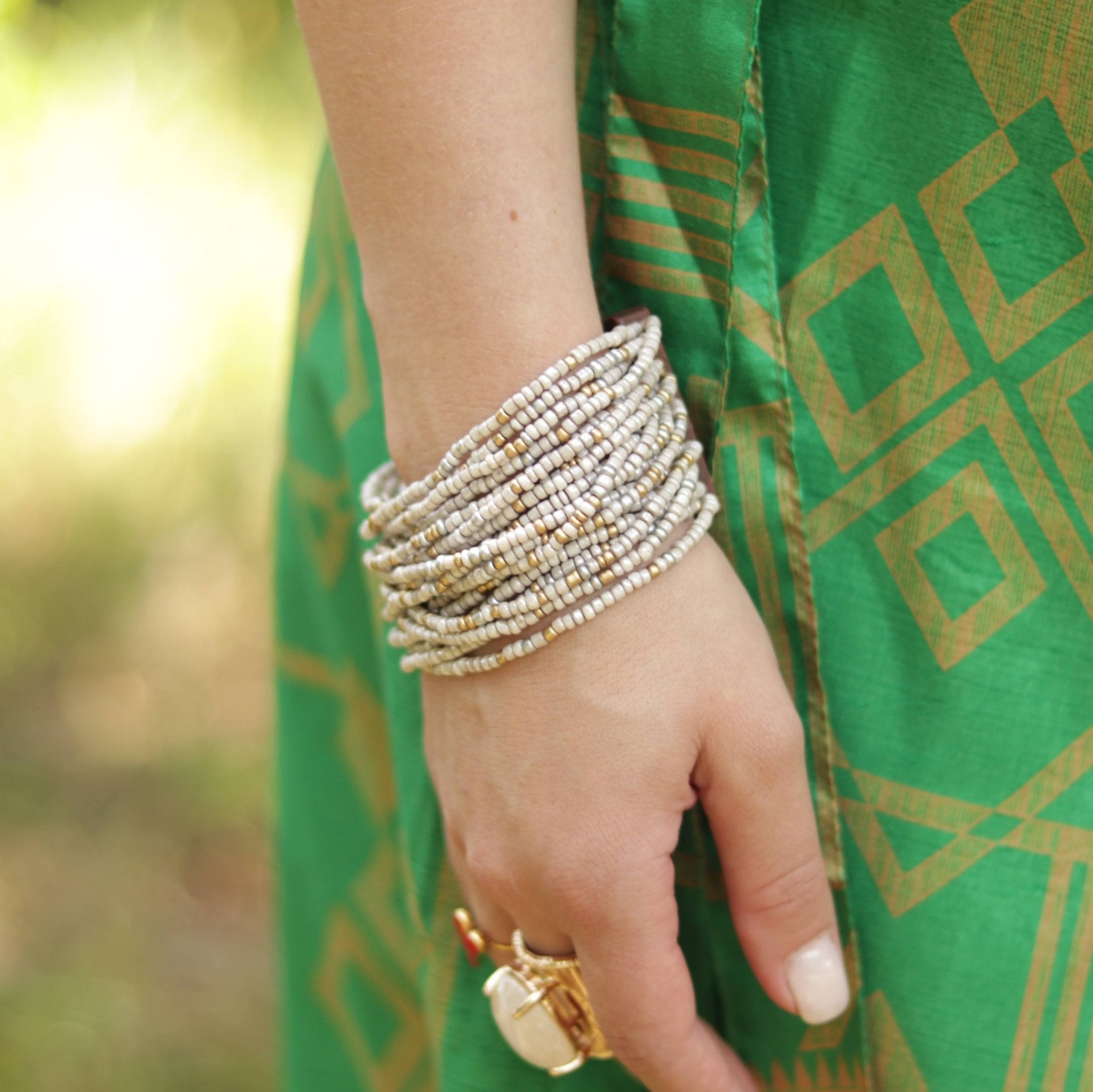 Brody Beads Beige - Handmade Jewellery - i am boho