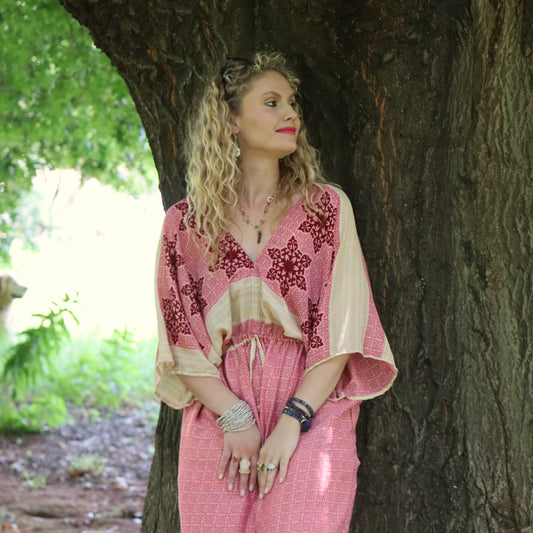 Jasmine Jumpsuit in Blooming Sunset