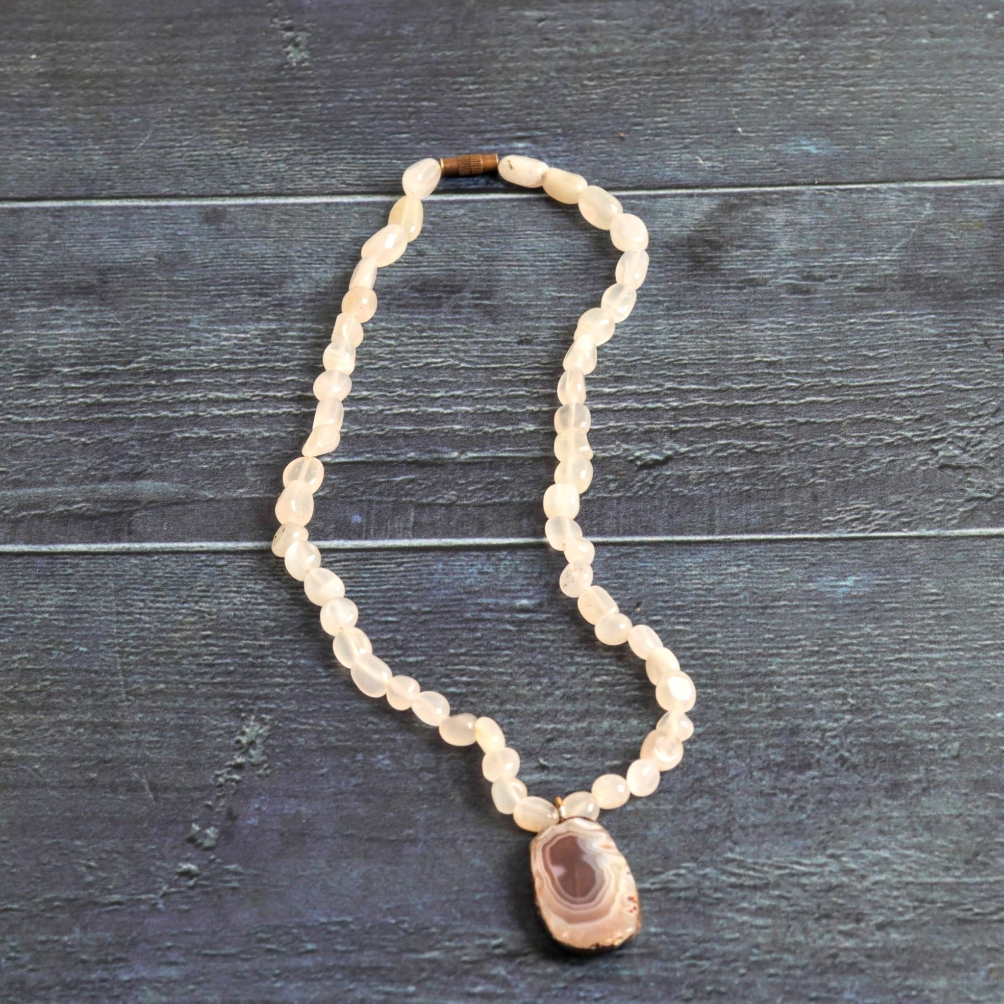 Botswana agate & Moonstone - Handmade Jewellery - i am boho
