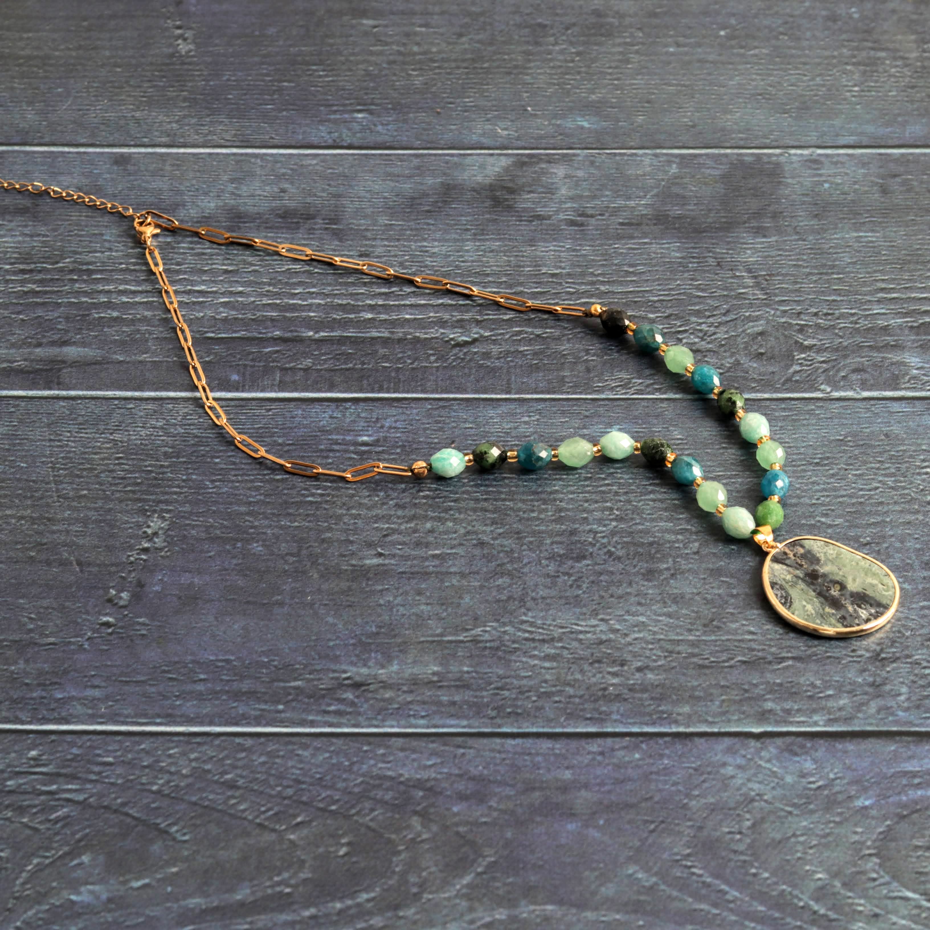 Kambaba Apatite - Handmade Jewellery - i am boho