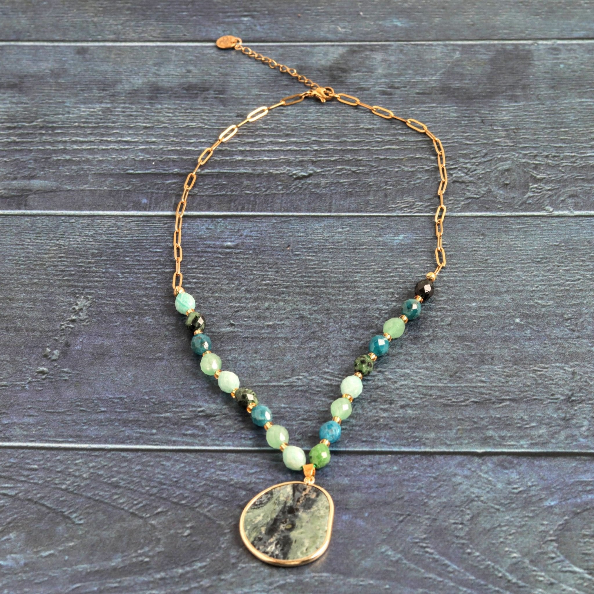 Kambaba Apatite - Handmade Jewellery - i am boho