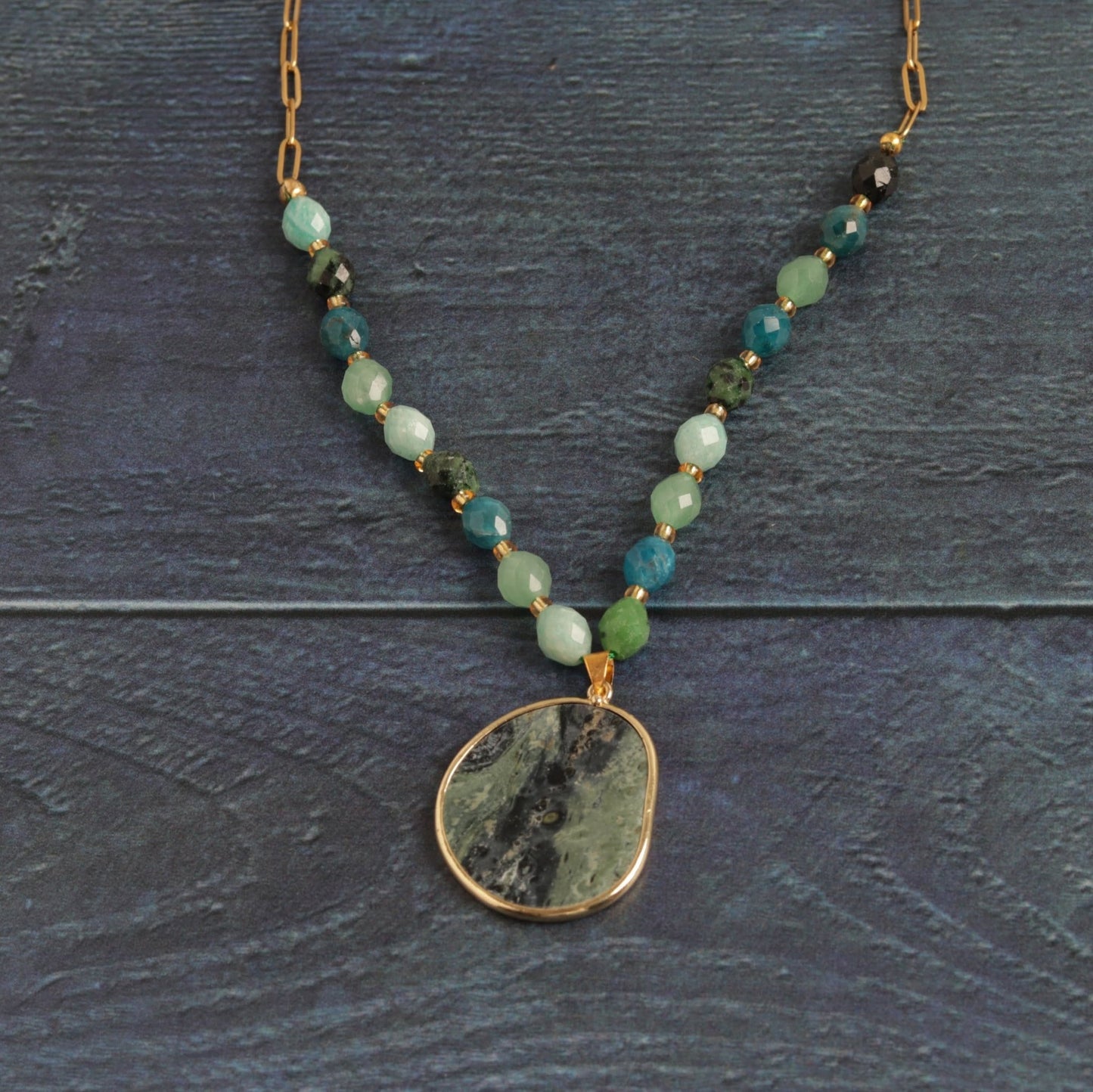 Kambaba Apatite - Handmade Jewellery - i am boho
