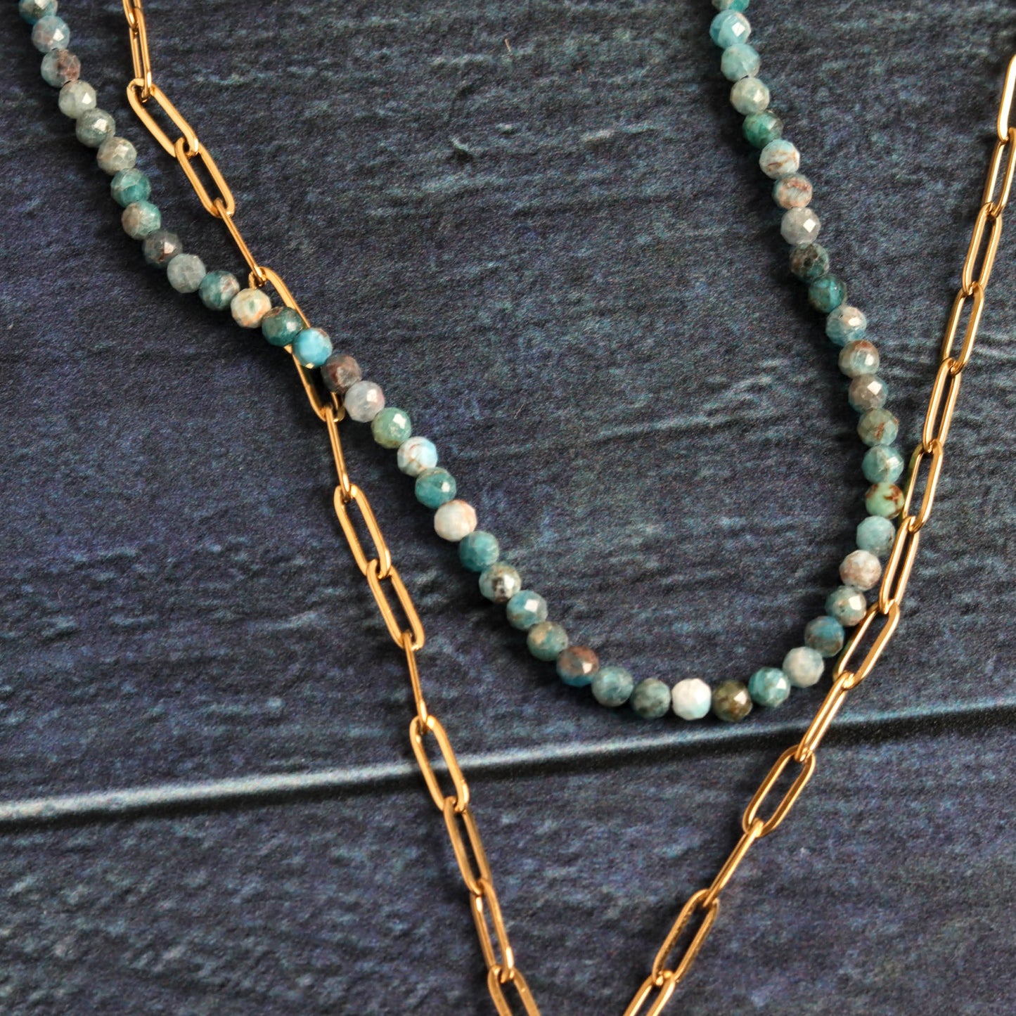 Druzy and Apatite - Handmade Jewellery - i am boho