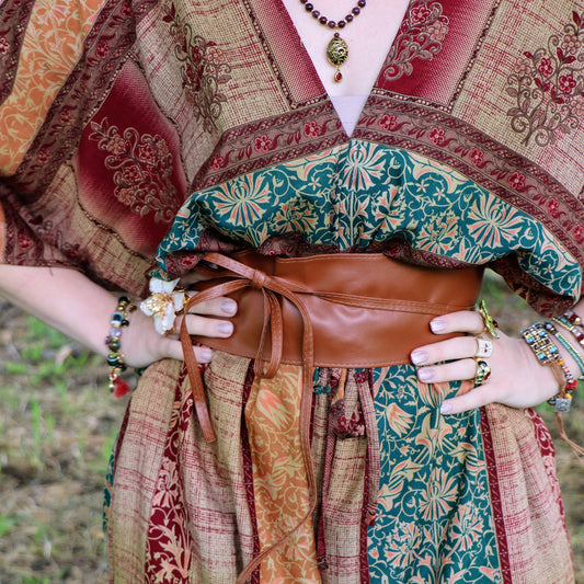 Wideband Leatherette in Tan