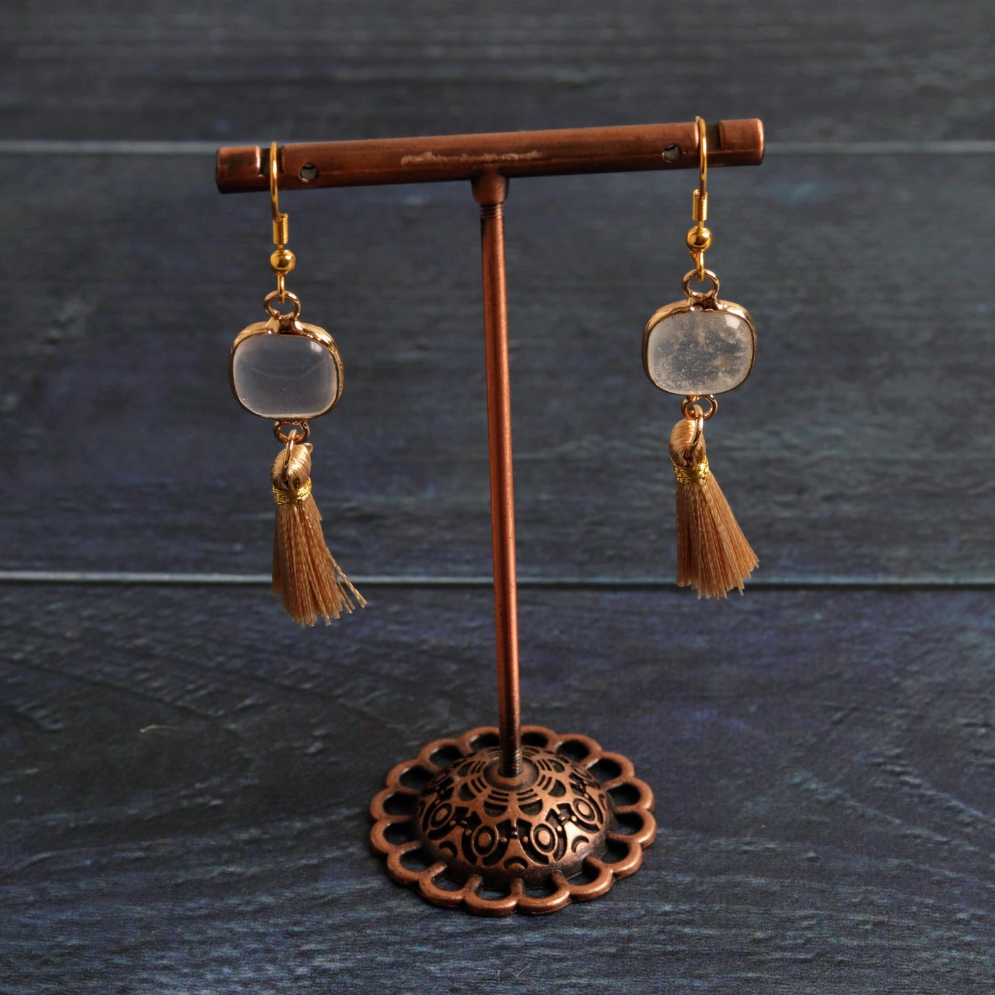 Clear quartz & Tassel