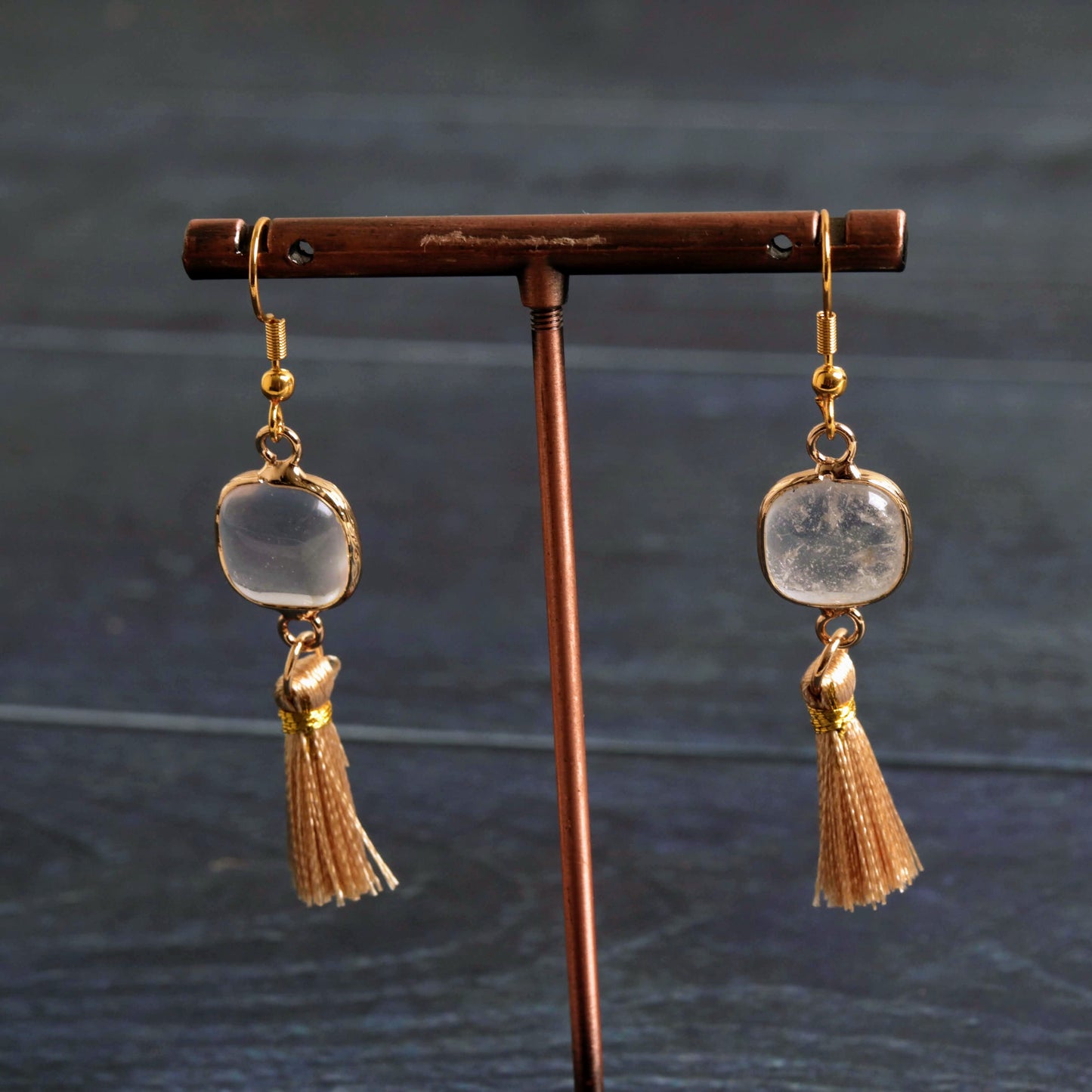 Clear quartz & Tassel