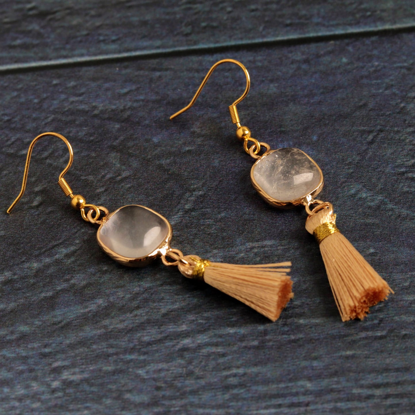 Clear quartz & Tassel