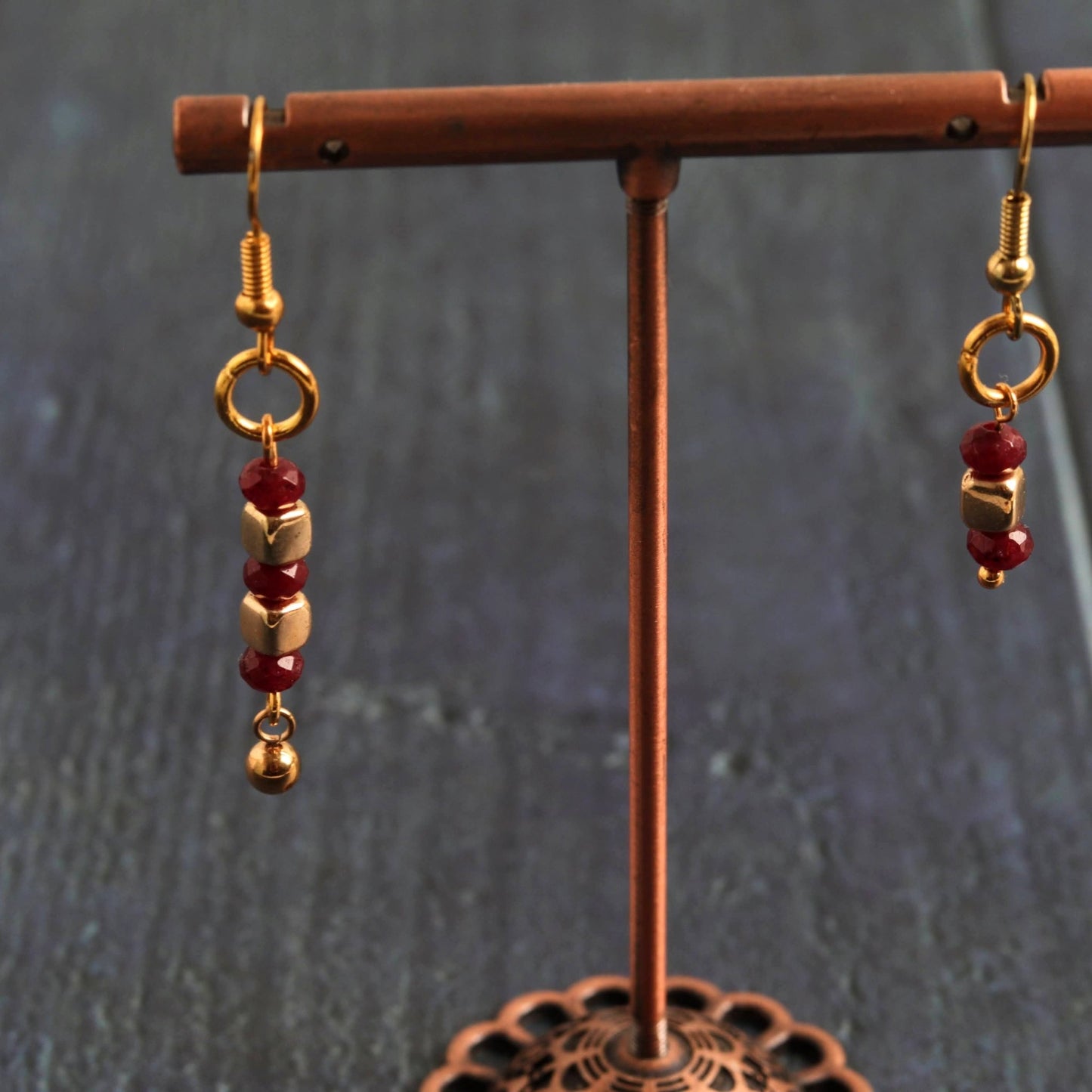 Garnet Imbalance - Handmade Jewellery - i am boho
