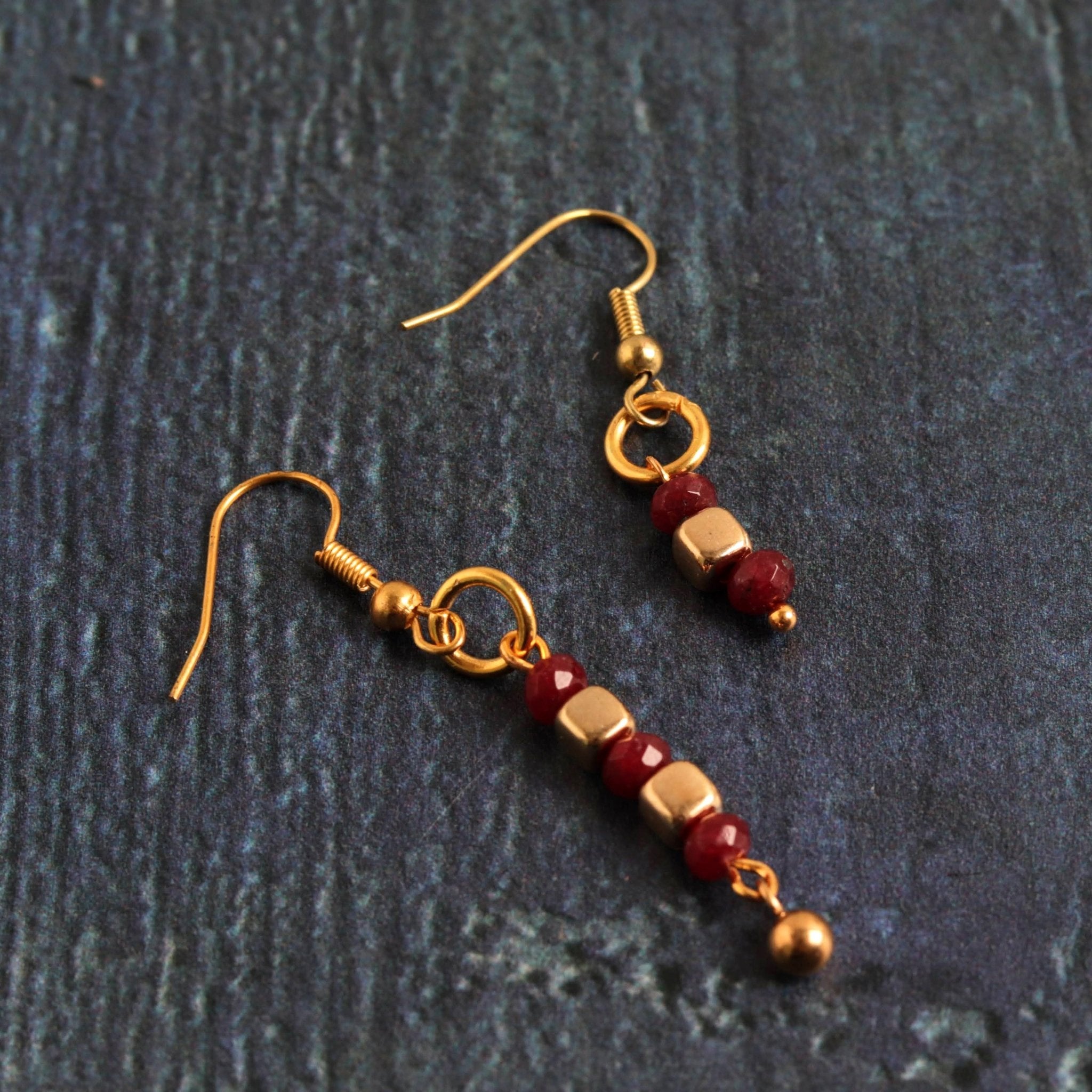 Garnet Imbalance - Handmade Jewellery - i am boho