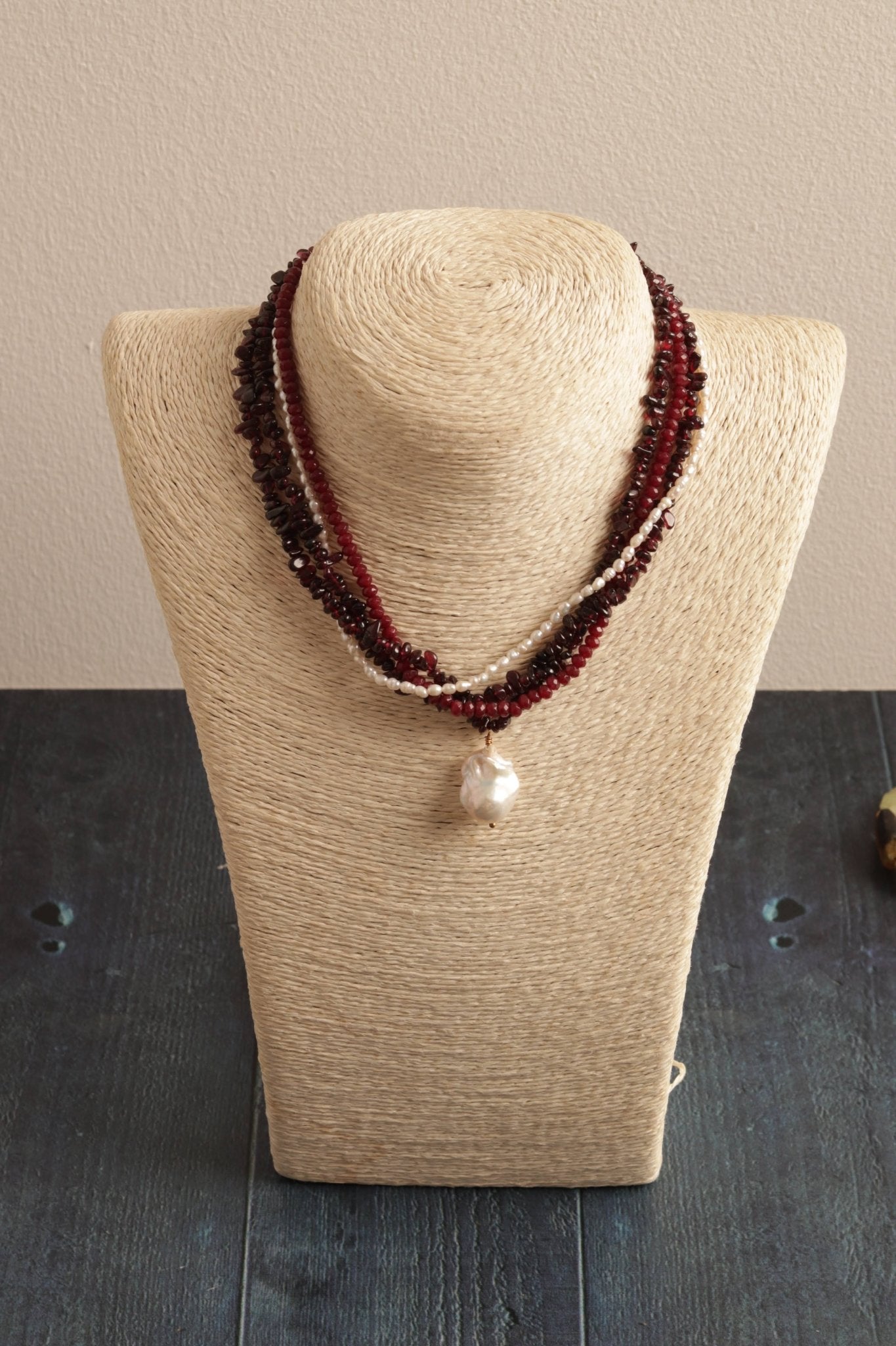 Garnet & Pearl