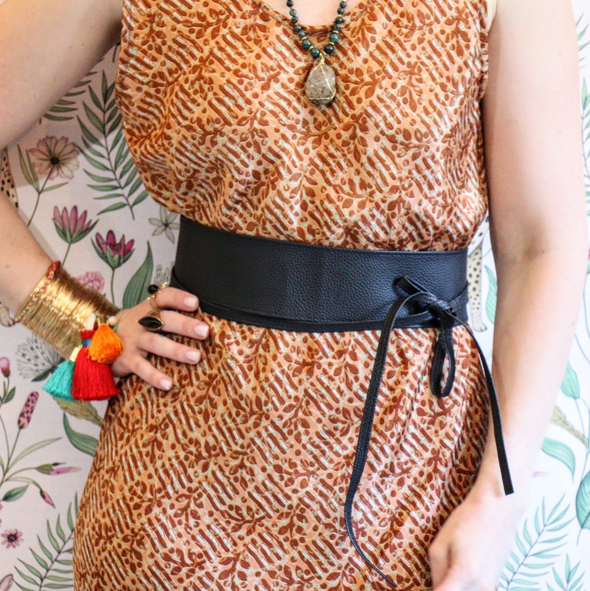 Leatherette in black - Handmade Jewellery - i am boho