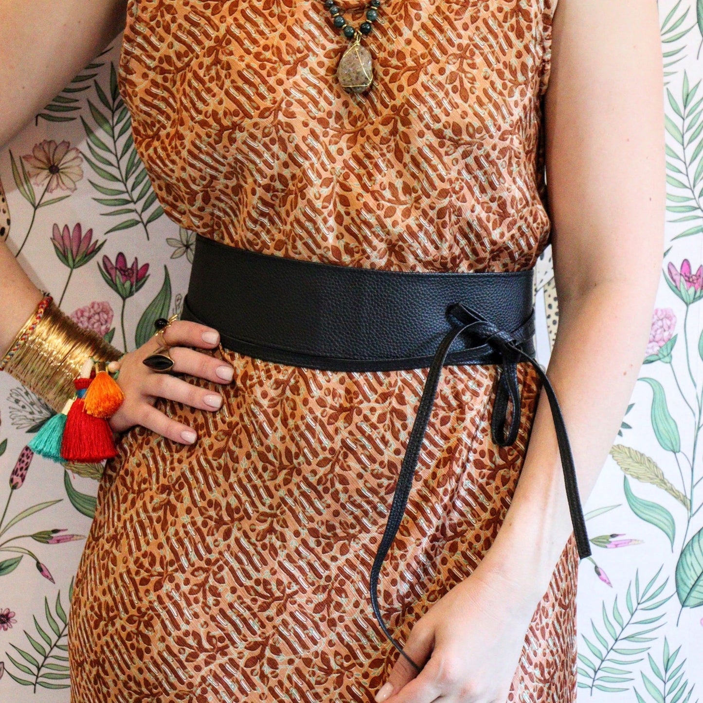 Leatherette in black - Handmade Jewellery - i am boho