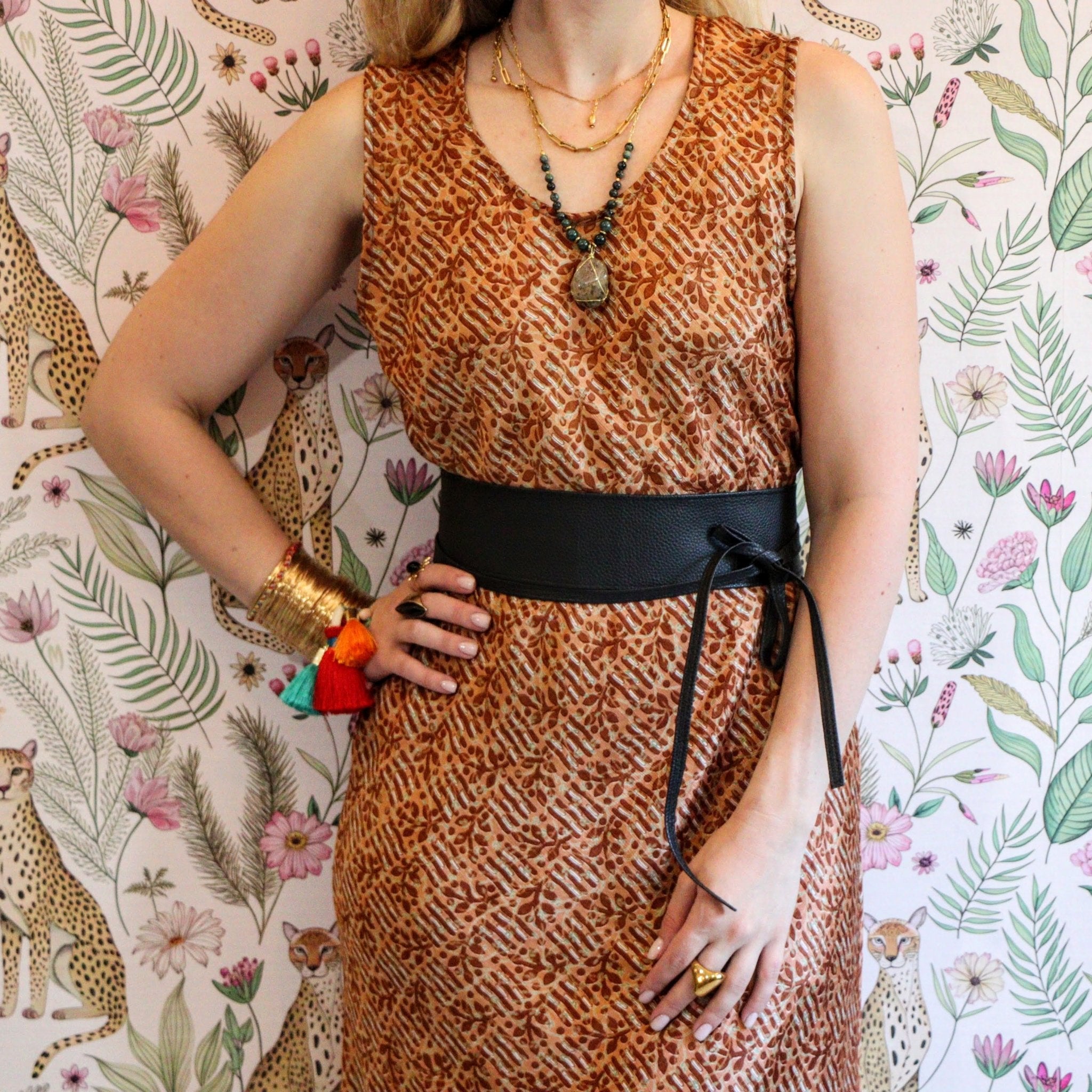 Leatherette in black - Handmade Jewellery - i am boho