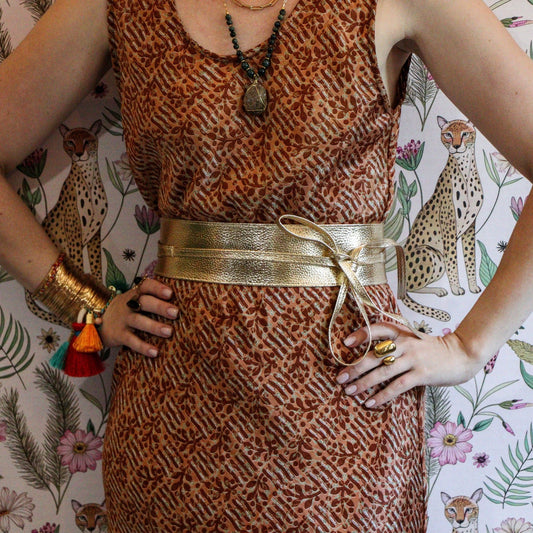 Leatherette in Gold - Handmade Jewellery - i am boho