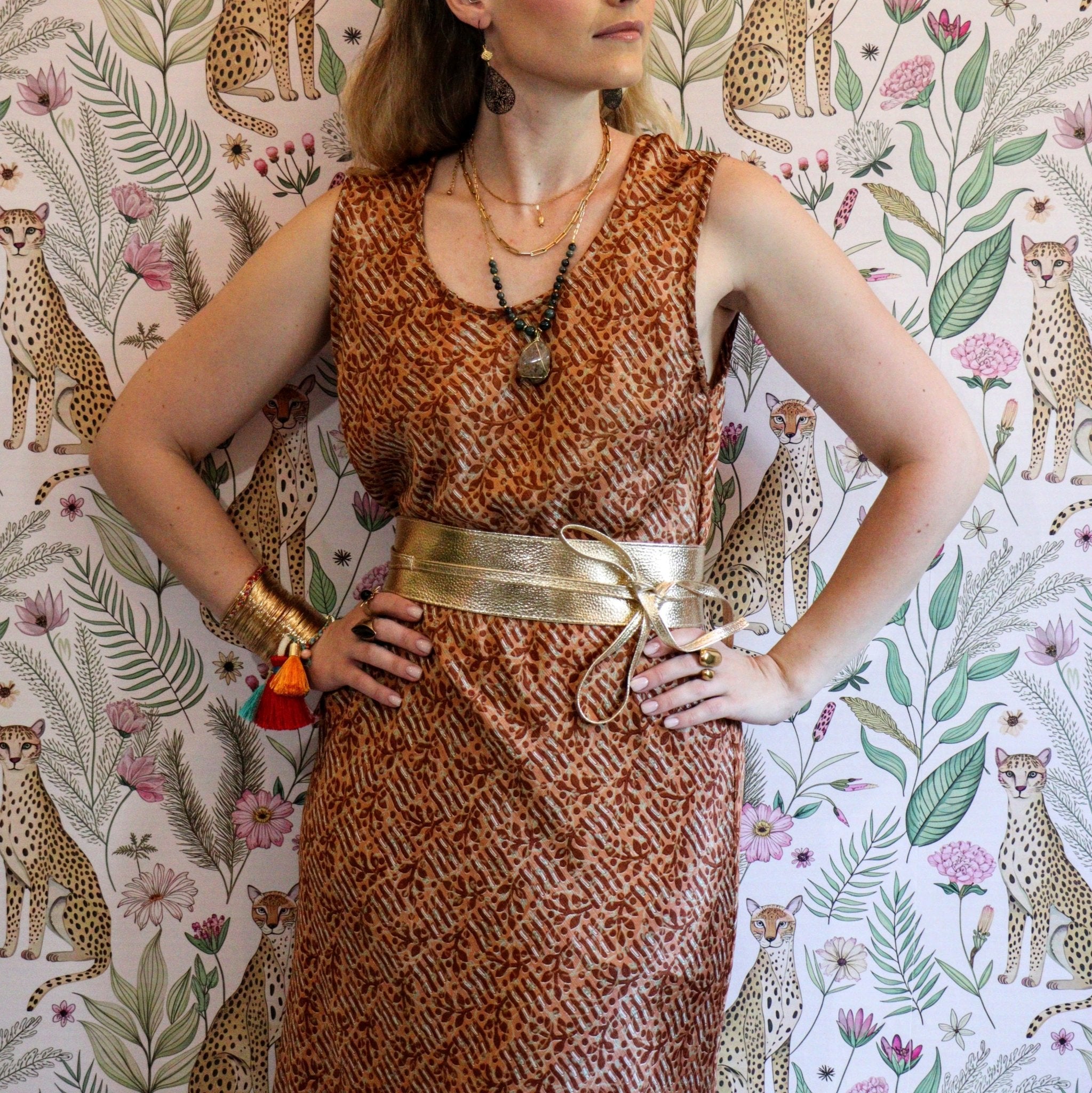 Leatherette in Gold - Handmade Jewellery - i am boho