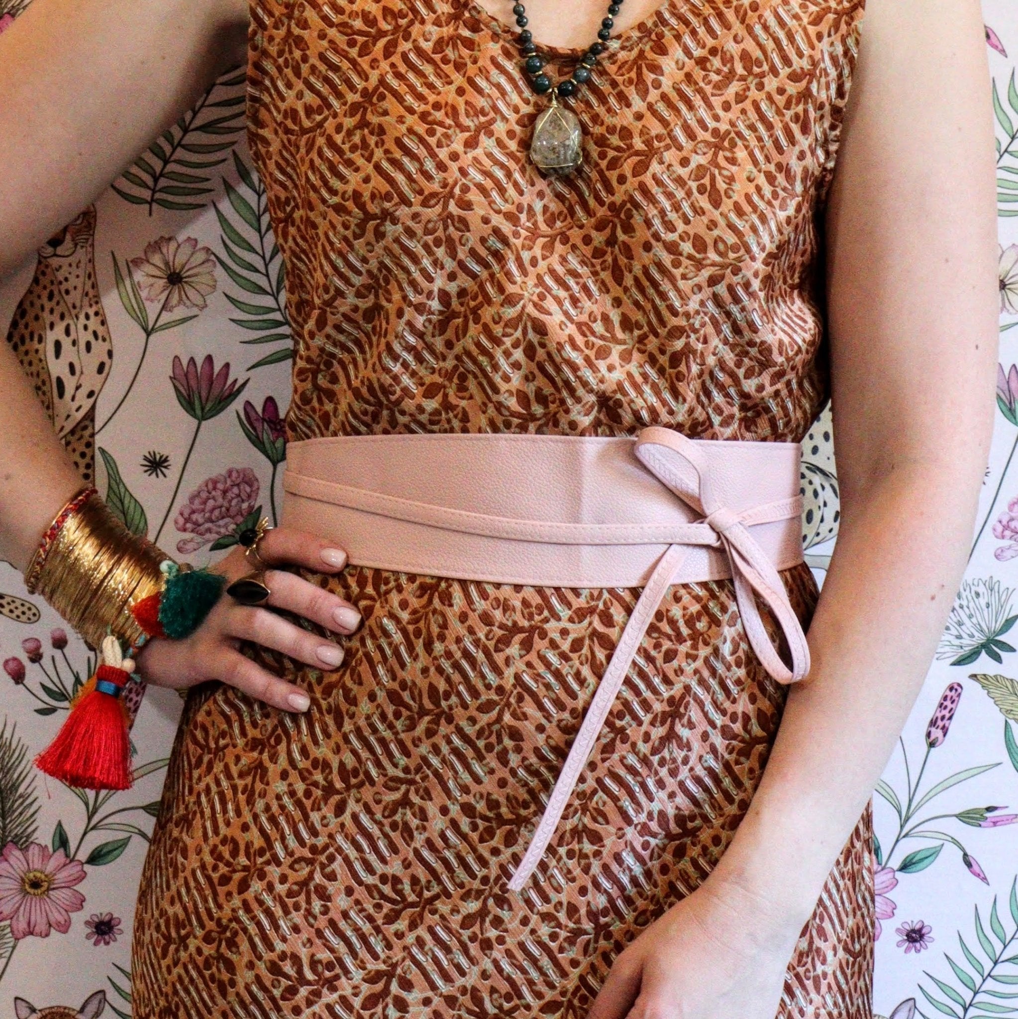 Leatherette in Pink - Handmade Jewellery - i am boho