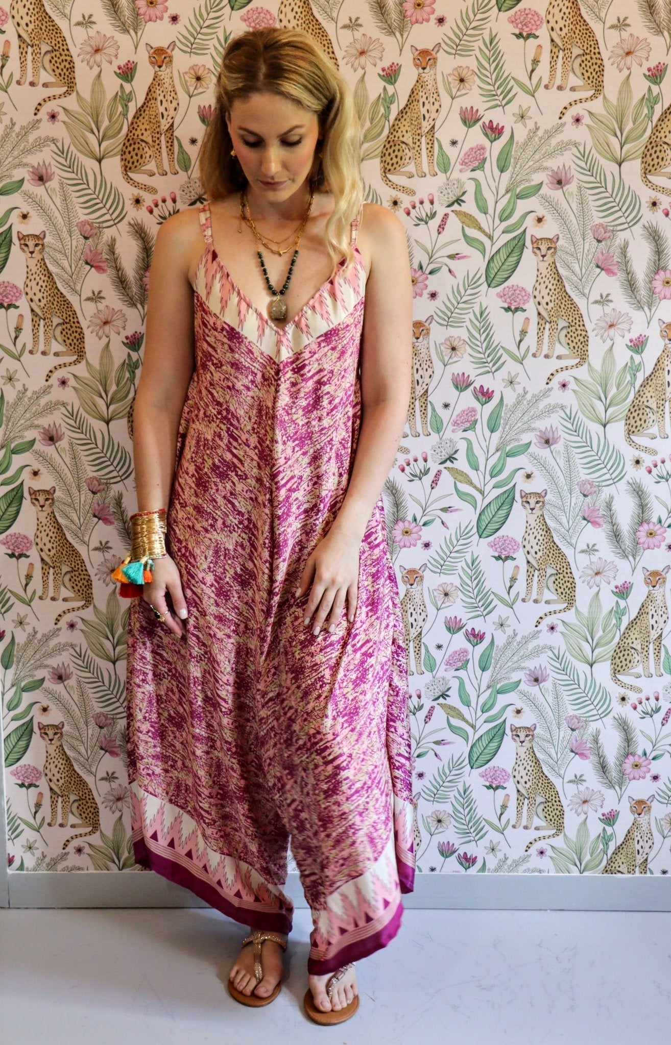 Jiya Jumpsuit in Sun & Blush - Handmade Jewellery - i am boho