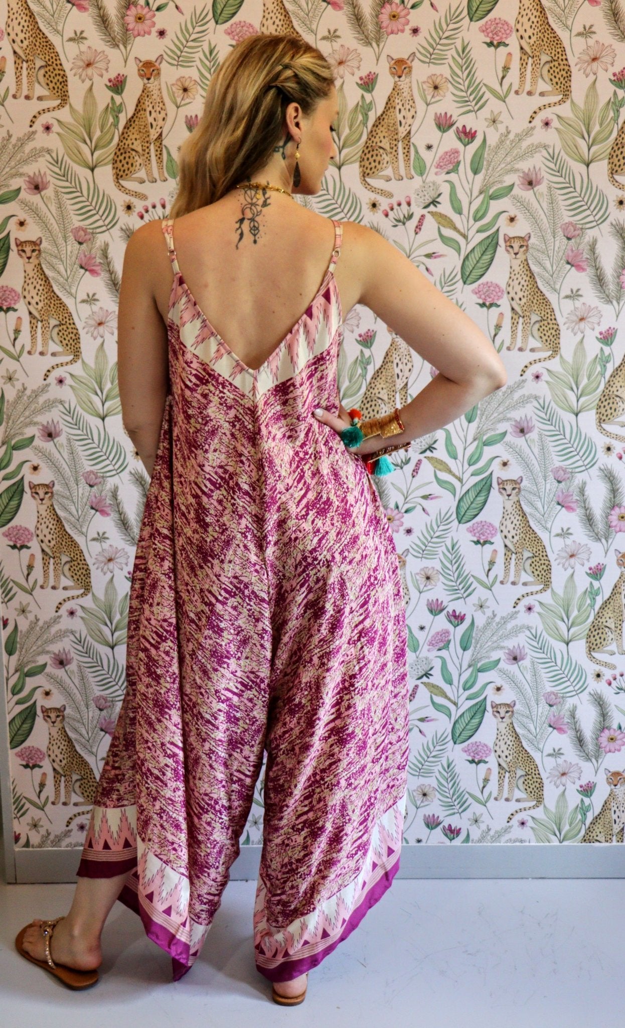 Jiya Jumpsuit in Sun & Blush - Handmade Jewellery - i am boho