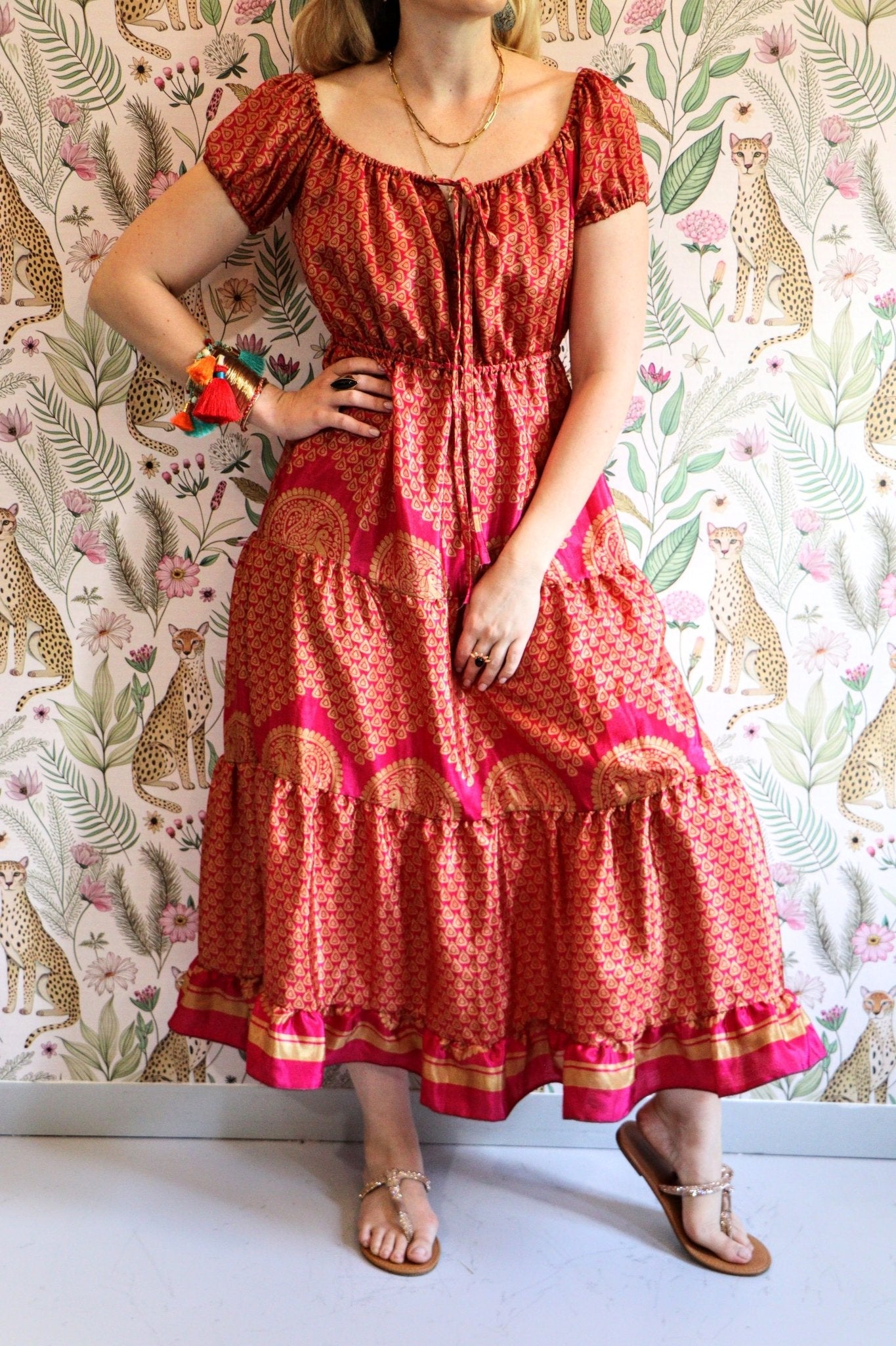 Cora Dress in Rusty Pink - Handmade Jewellery - i am boho