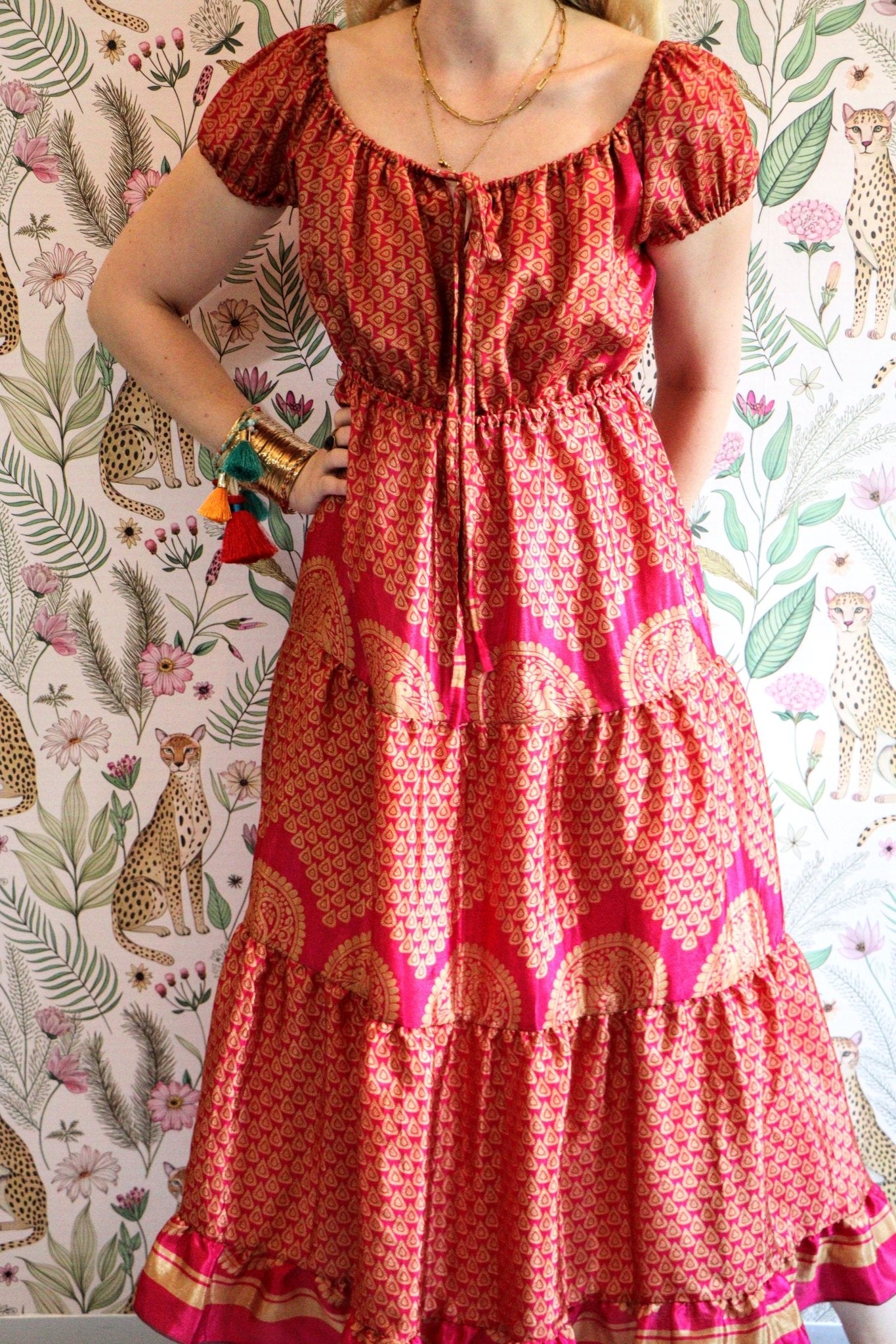 Cora Dress in Rusty Pink - Handmade Jewellery - i am boho
