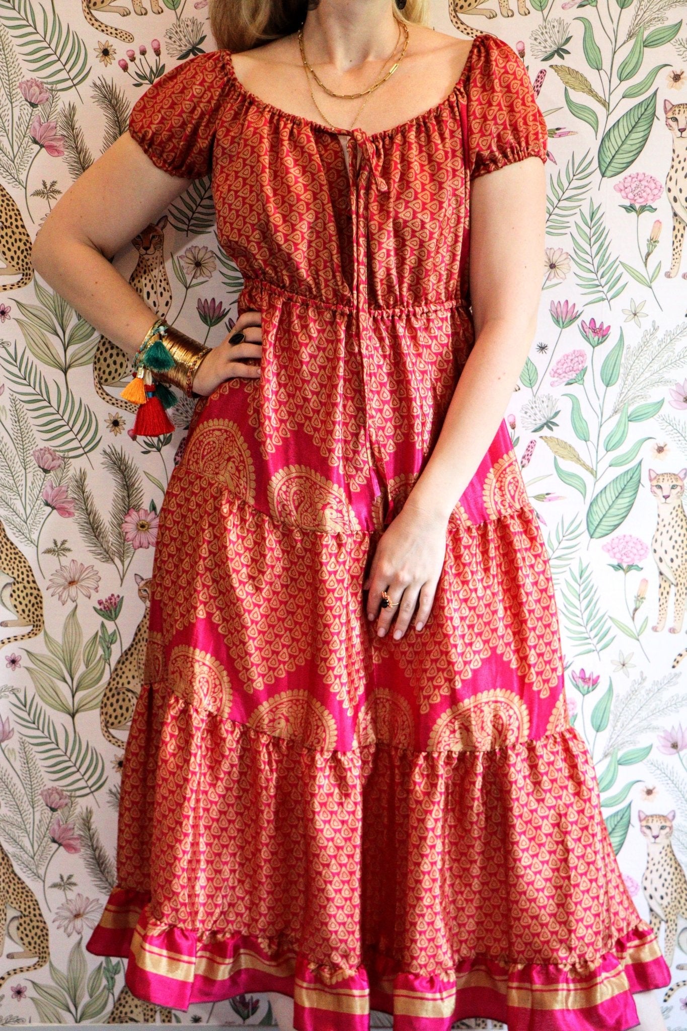 Cora Dress in Rusty Pink - Handmade Jewellery - i am boho