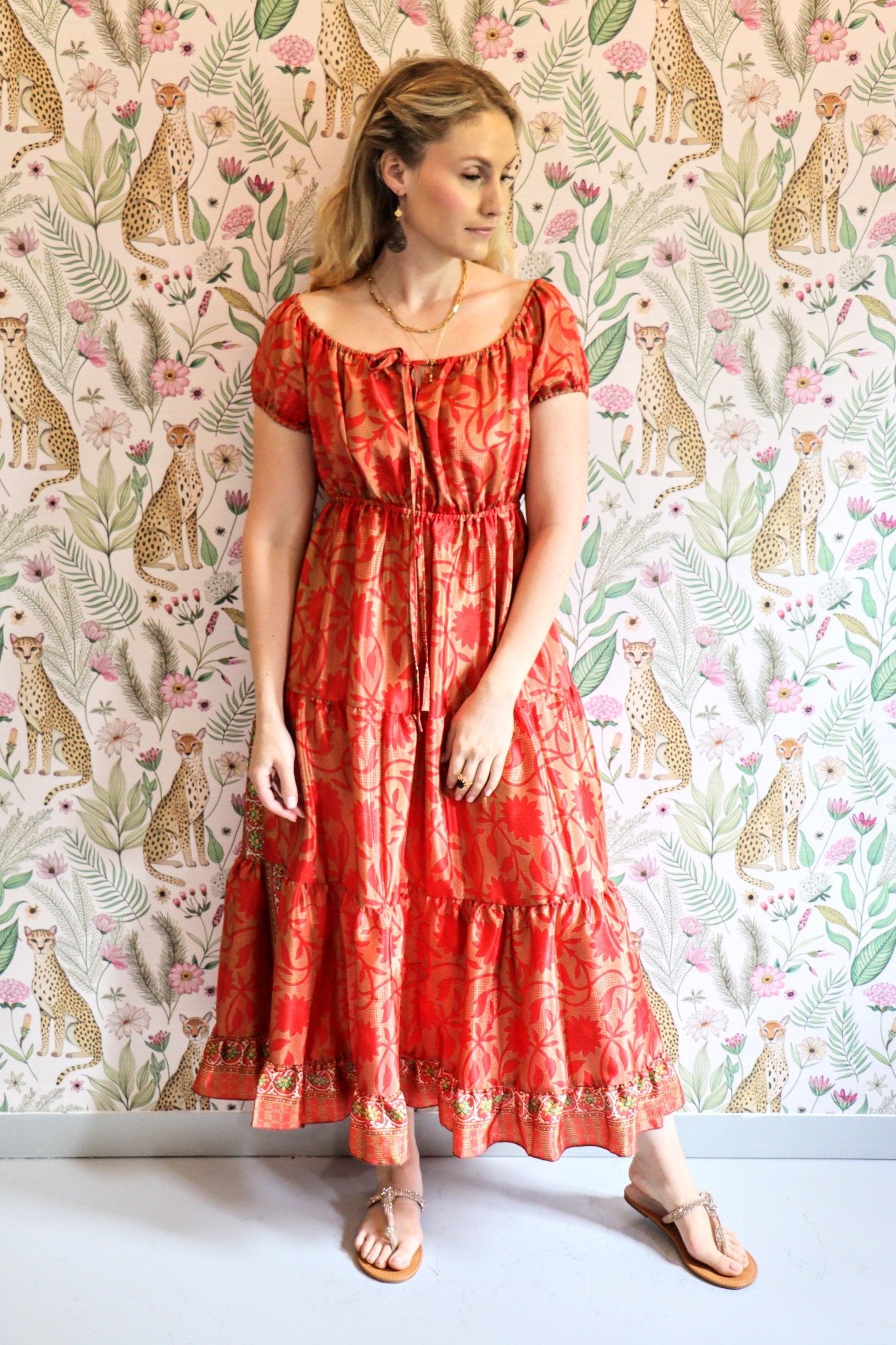 Cora Dress in Rusty Pink - Handmade Jewellery - i am boho