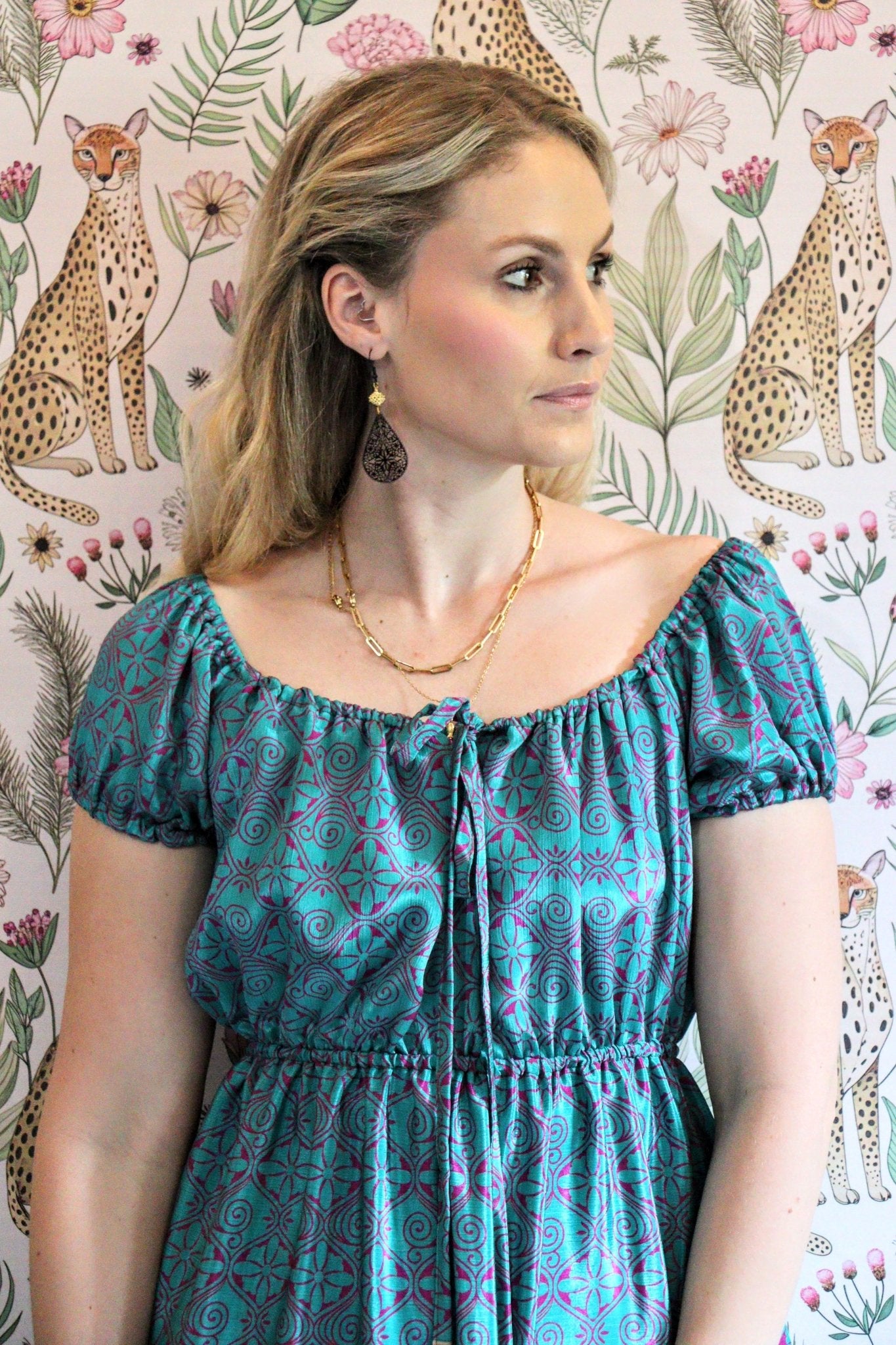 Cora Dress in Sky - Handmade Jewellery - i am boho
