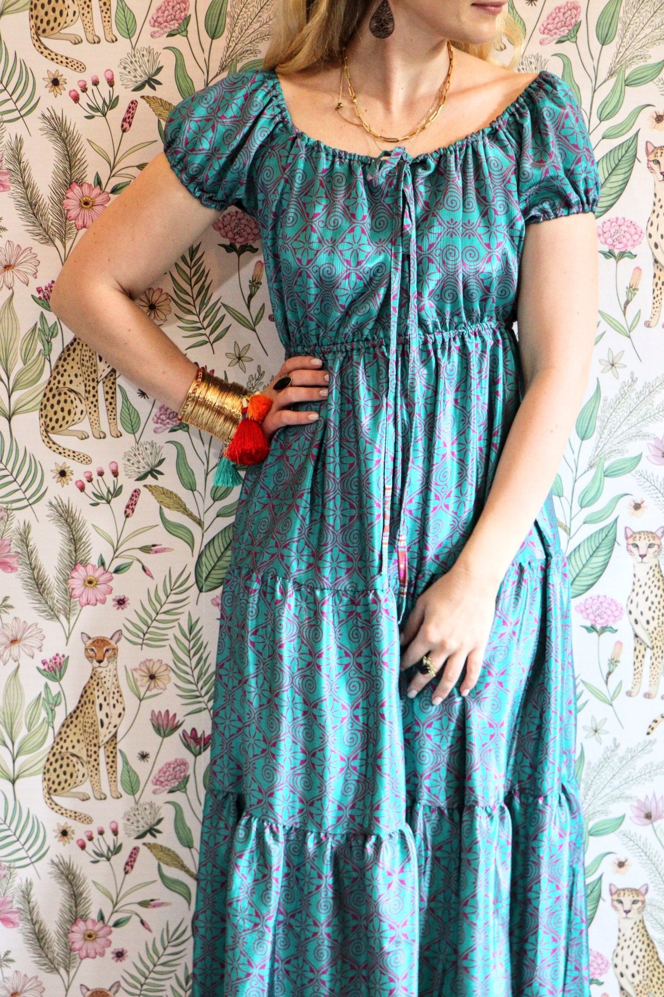 Cora Dress in Sky - Handmade Jewellery - i am boho