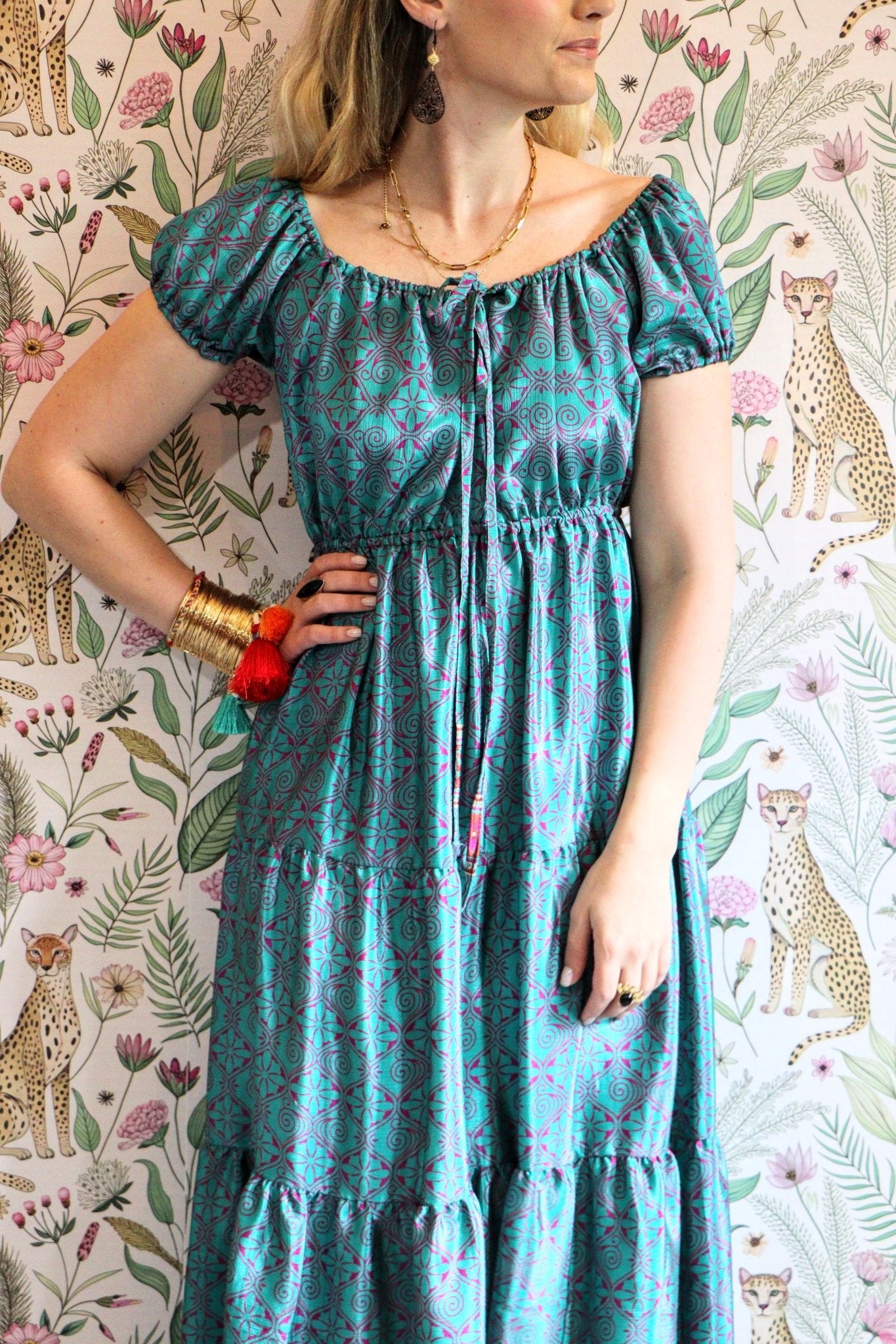 Cora Dress in Sky - Handmade Jewellery - i am boho