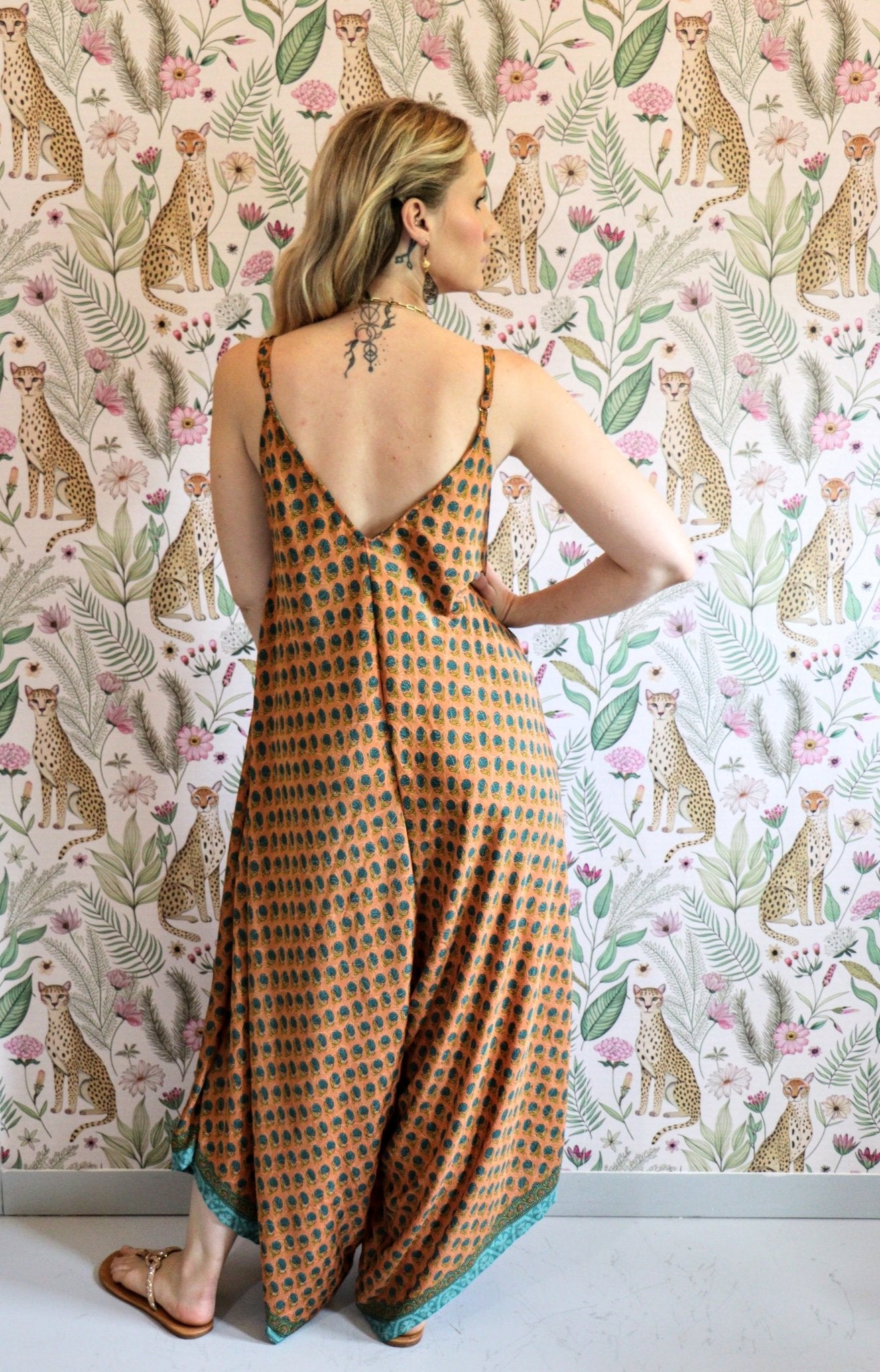 Jiya Jumpsuit in Neutral Beige - Handmade Jewellery - i am boho