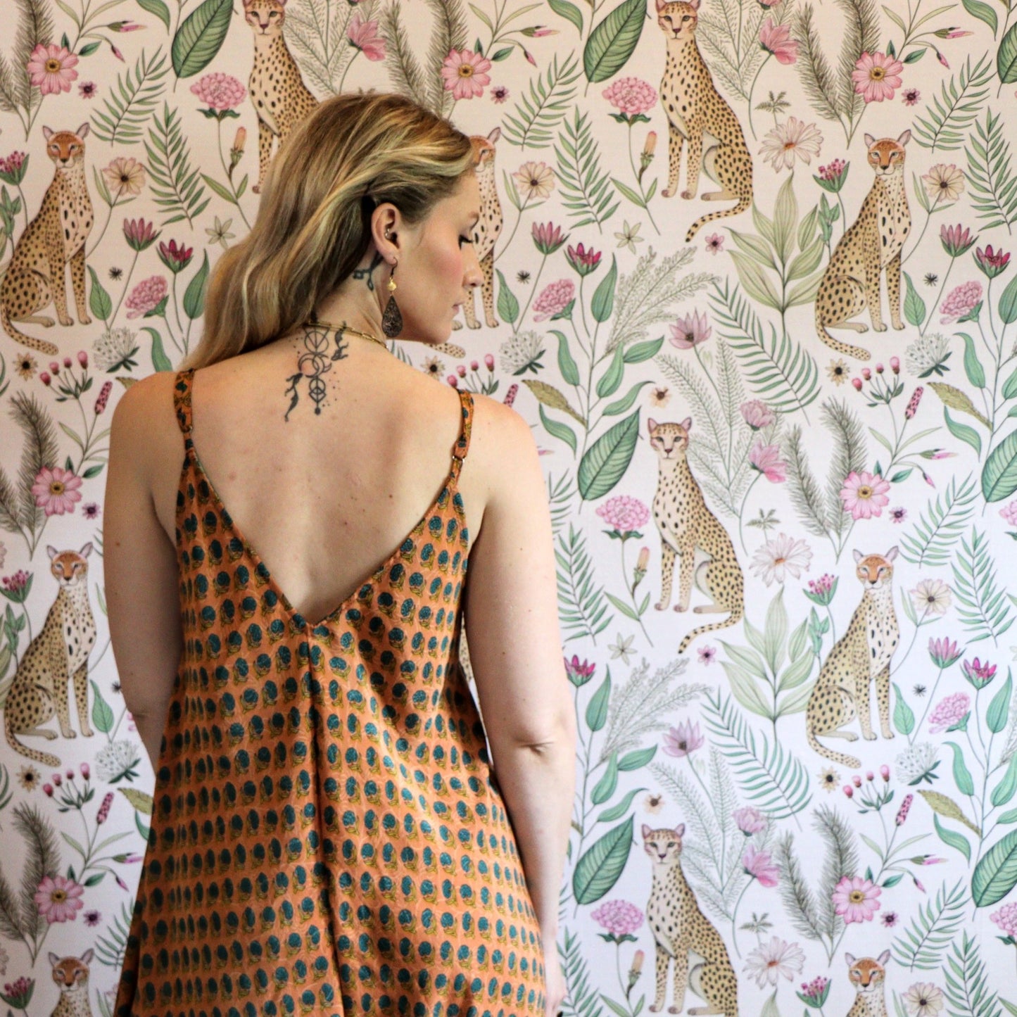 Jiya Jumpsuit in Neutral Beige - Handmade Jewellery - i am boho
